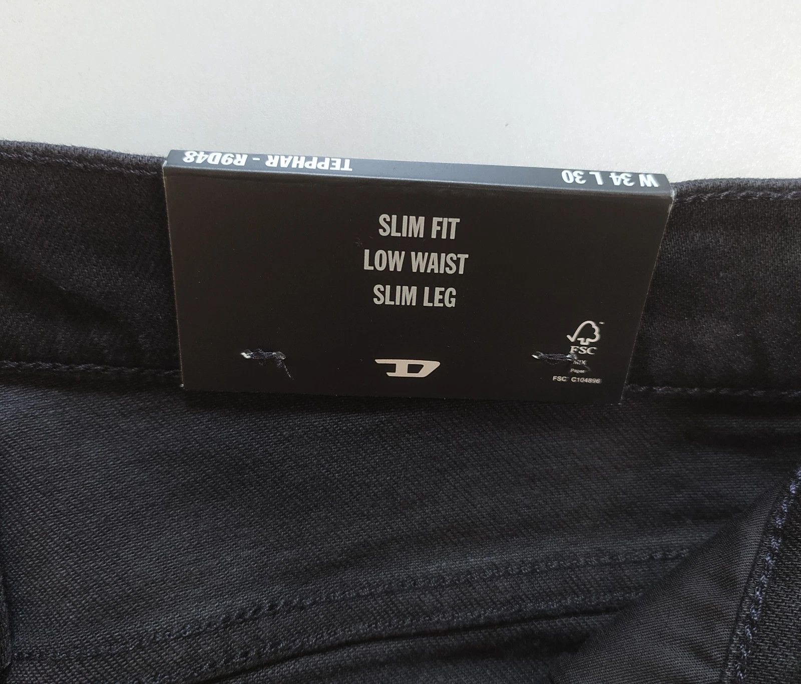 Diesel Diesel TEPPHAR-X L.30 MENS JEANS T/9779 Size US 34 / EU 50 - 7 Thumbnail