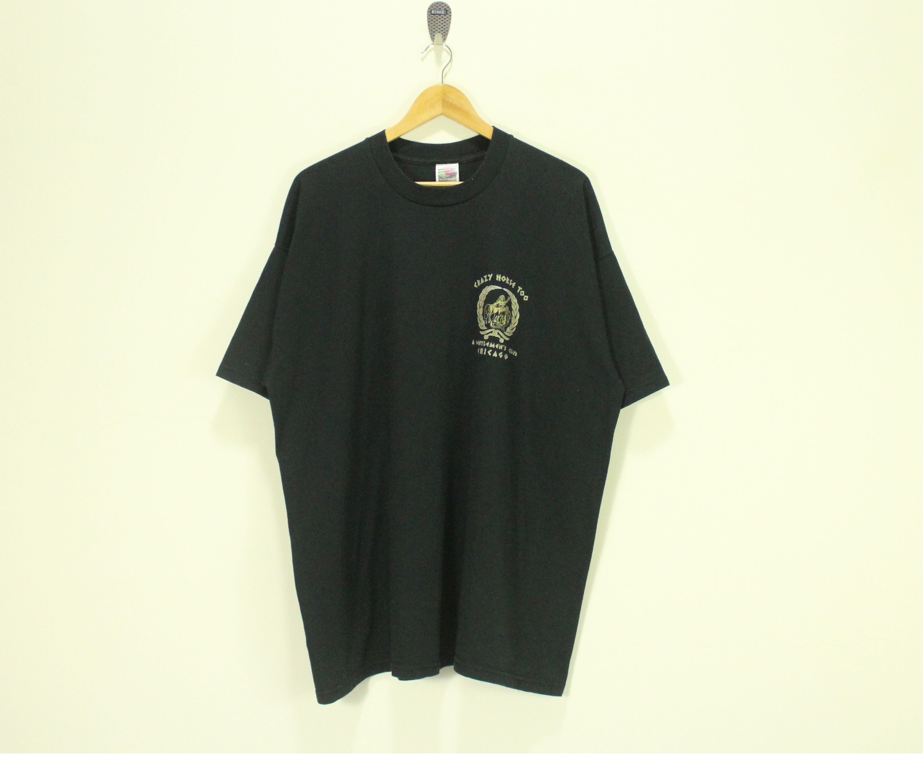 Playboy × Vintage Vintage 90s CRAZY HORSE TOO T Shirt Strip Club Size US XXL / EU 58 / 5 - 2 Thumbnail