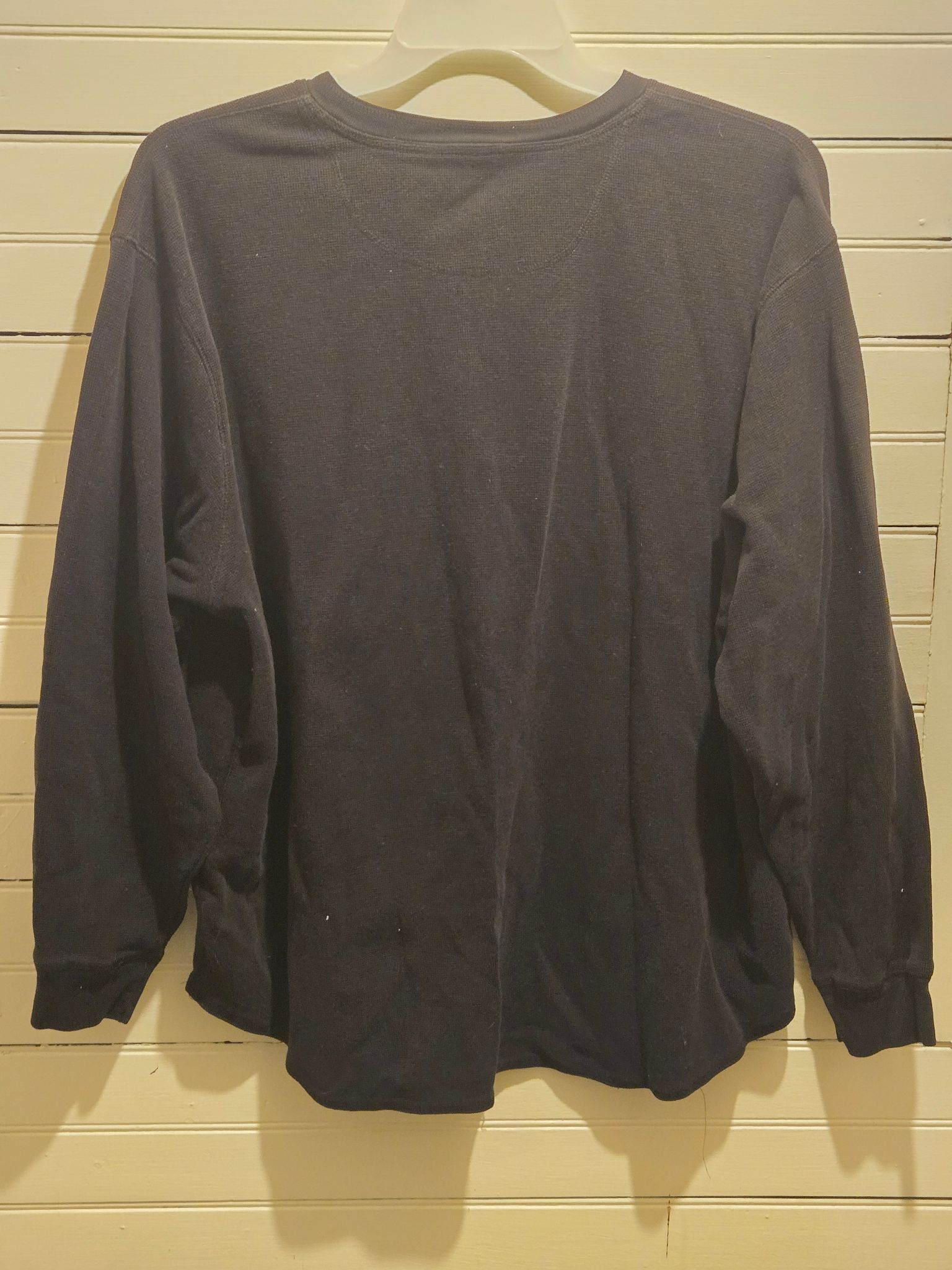 Faded Glory Faded Glory Shirt Mens 2XL Black Long Sleeve Henley Thermal Size US XXL / EU 58 / 5 - 3 Thumbnail