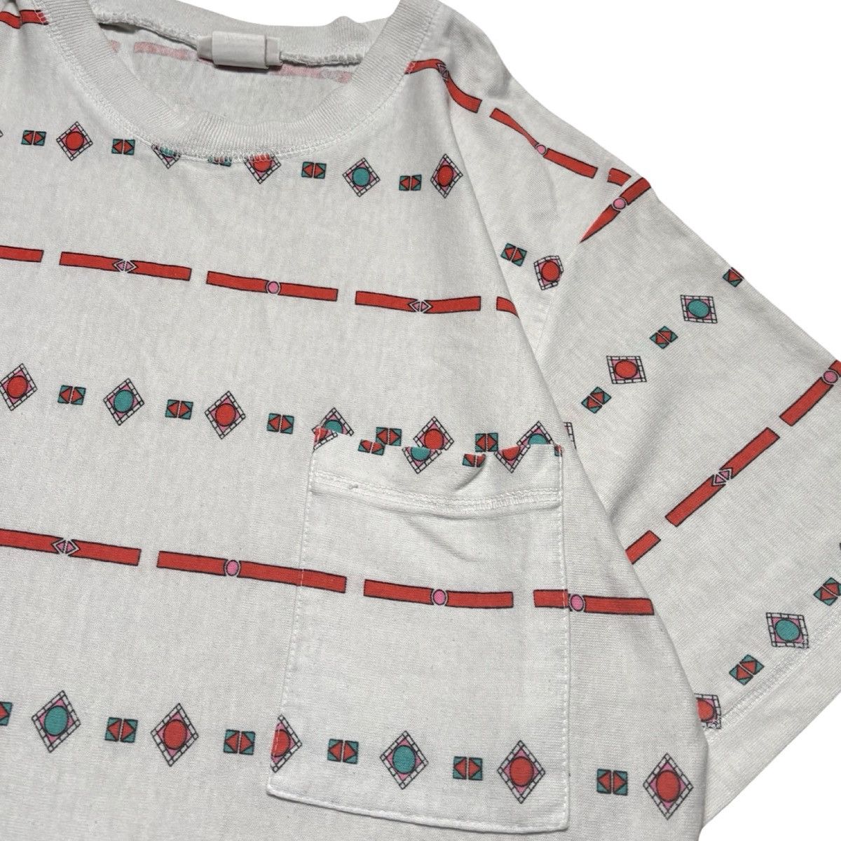 Other Vintage 80s Icognito Aztec SouthWestern Geometric T Shirt M Size US M / EU 48-50 / 2 - 2 Thumbnail