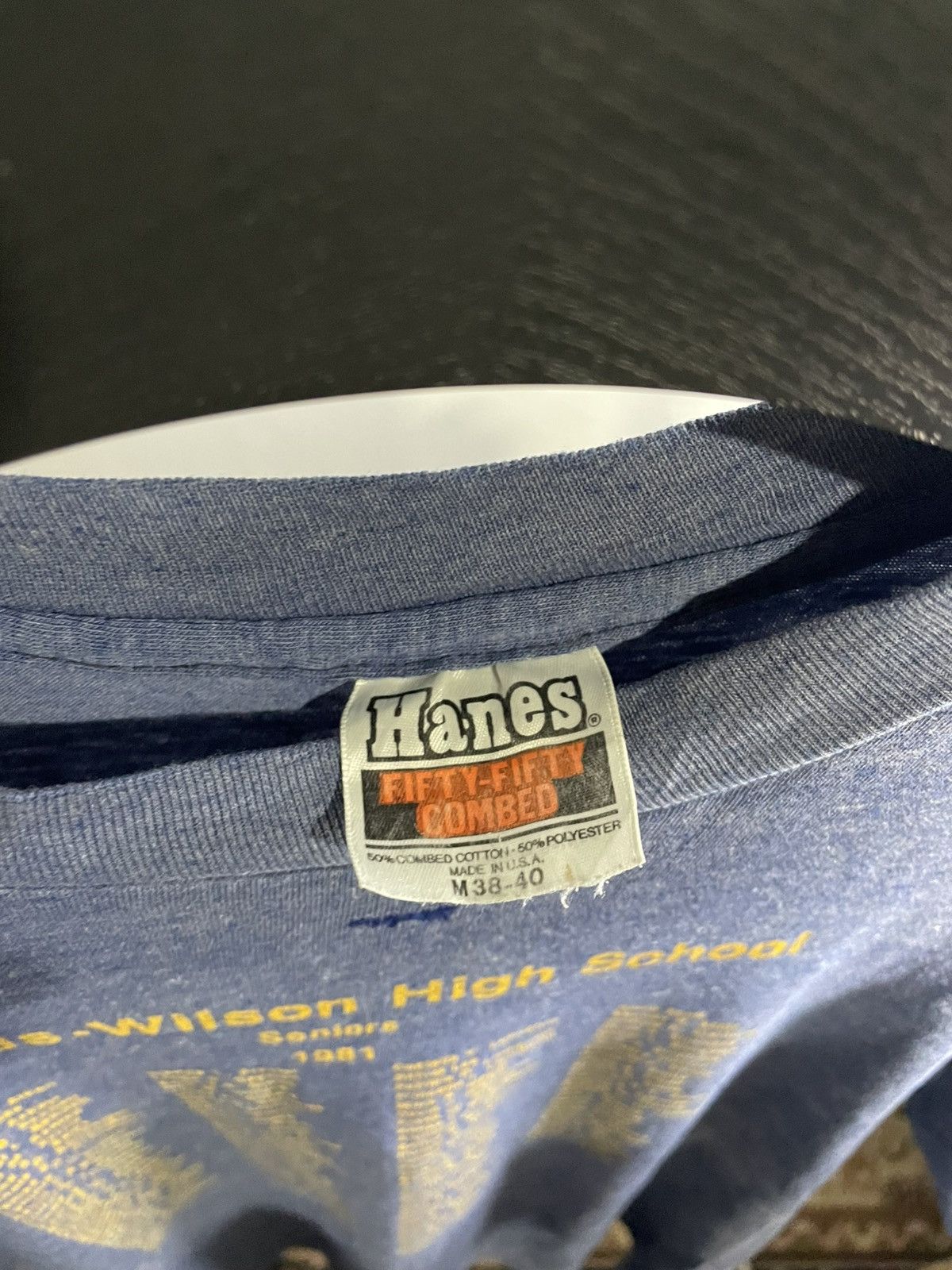 Vintage Sunfade Bonds-Wilson High School 80s’ Size US M / EU 48-50 / 2 - 2 Thumbnail