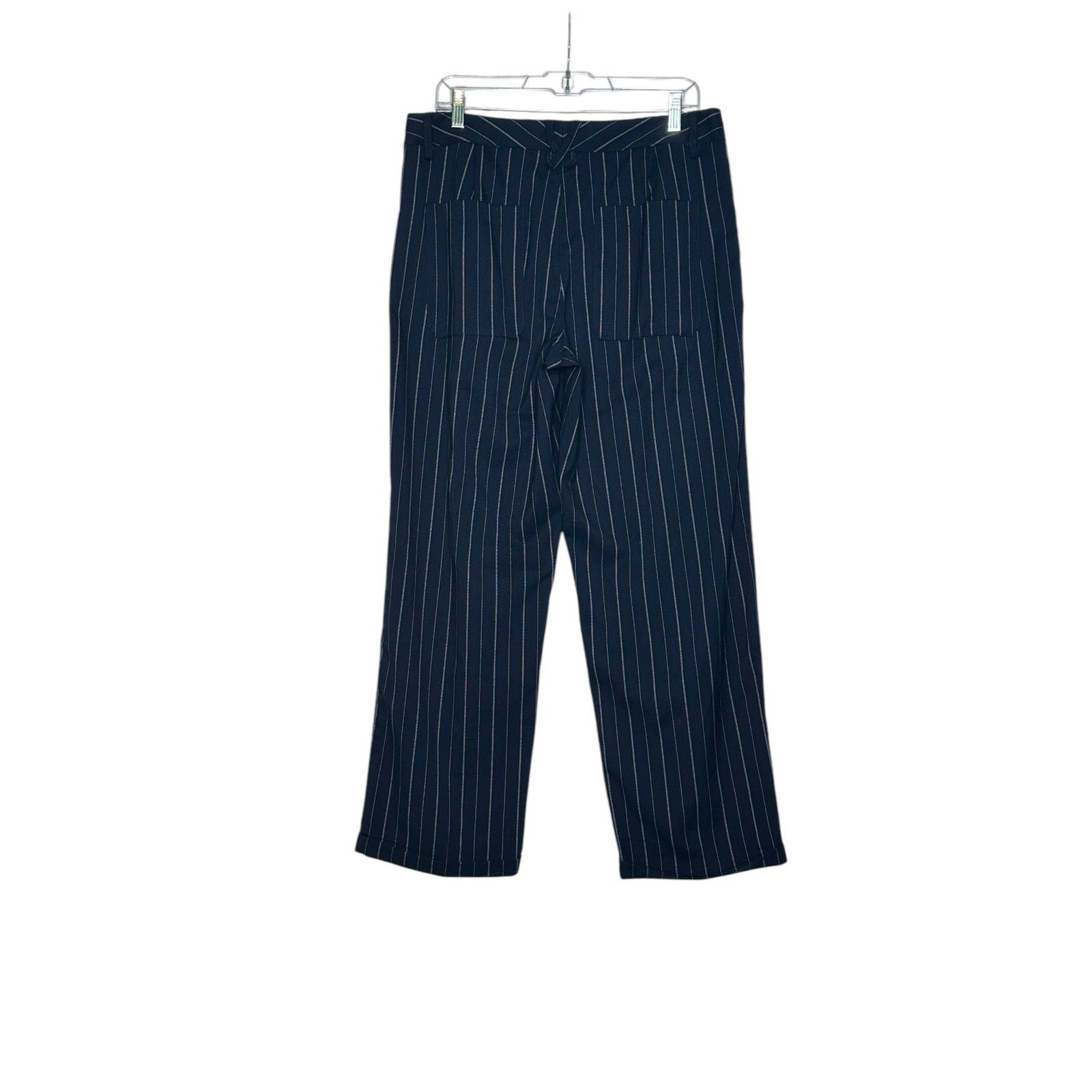 Urban Outfitters Urban Outfitters pinstripes cuffed pleated pants size large Size 33" - 7 Thumbnail