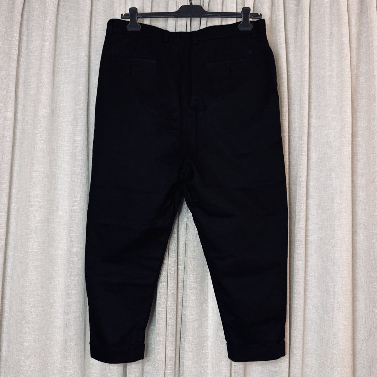 AMI AMI Black Carrot Fit Trousers Size US 34 / EU 50 - 3 Thumbnail