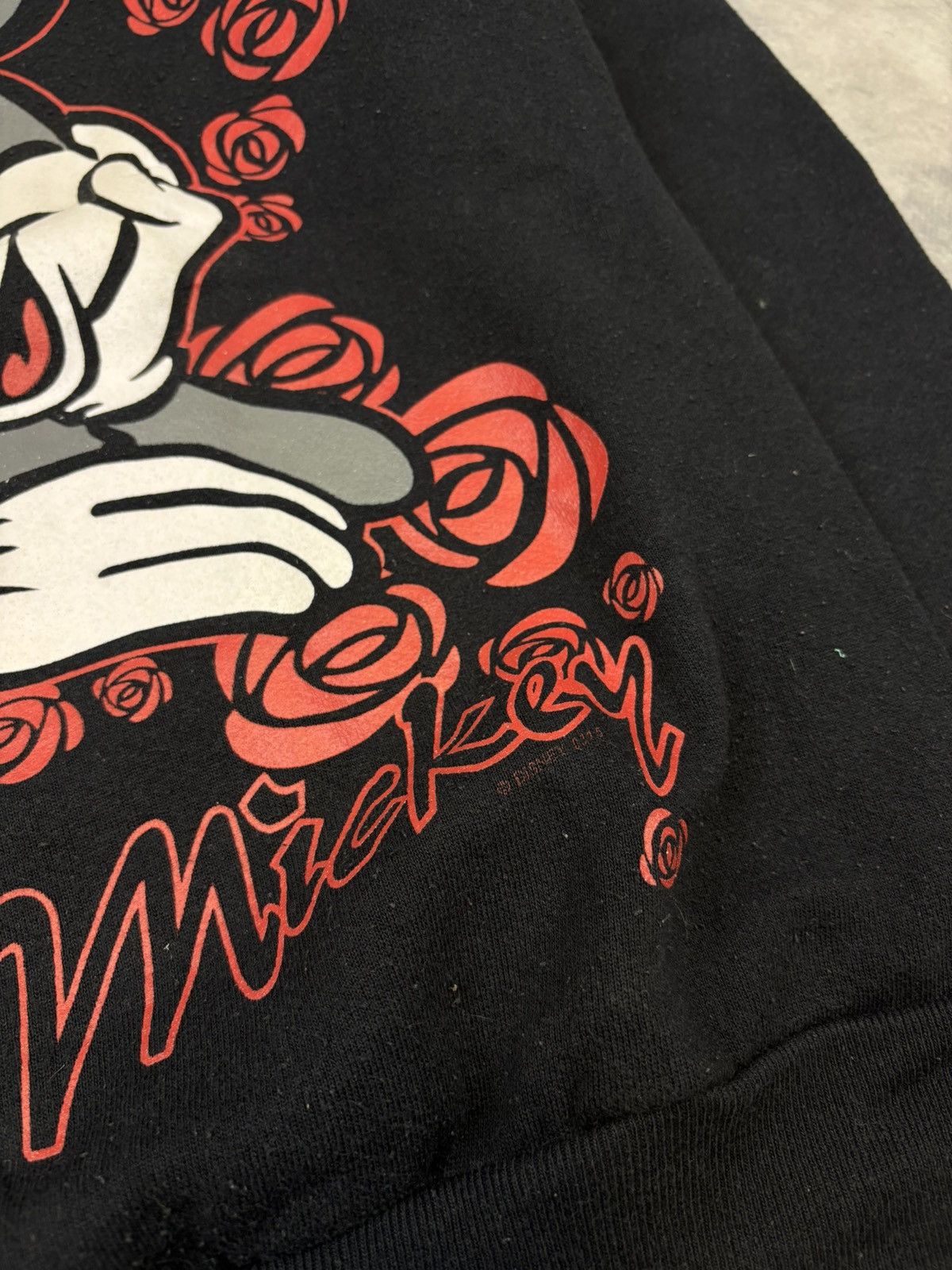 Disney × Mickey Mouse × Vintage Vintage Mickey Mouse Disney USA Sweatshirt 90s 80s Love Size US M / EU 48-50 / 2 - 2 Thumbnail