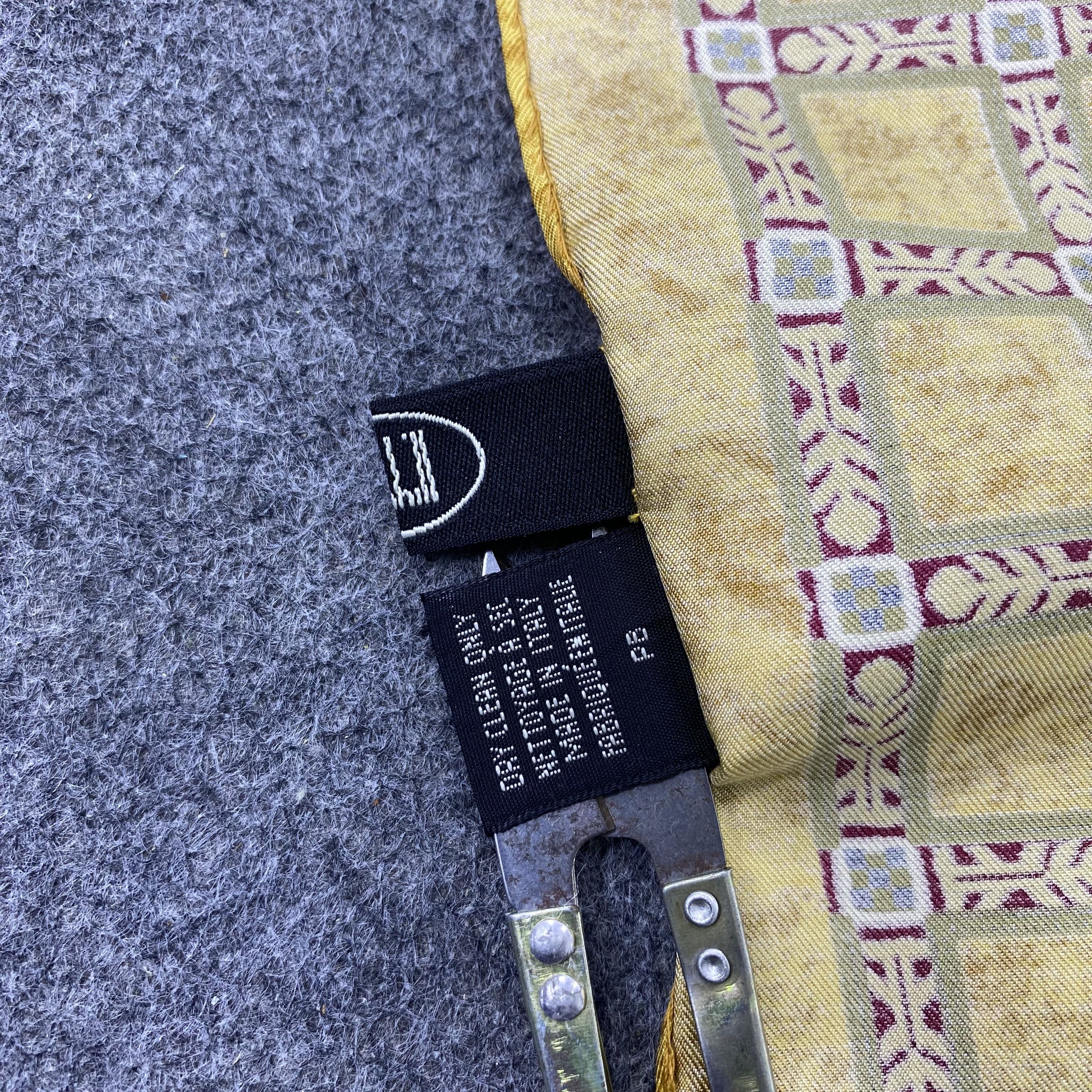 Alfred Dunhill Dunhill Handkerchief Neckerchief Bandana-B2063 Size ONE SIZE - 9 Thumbnail