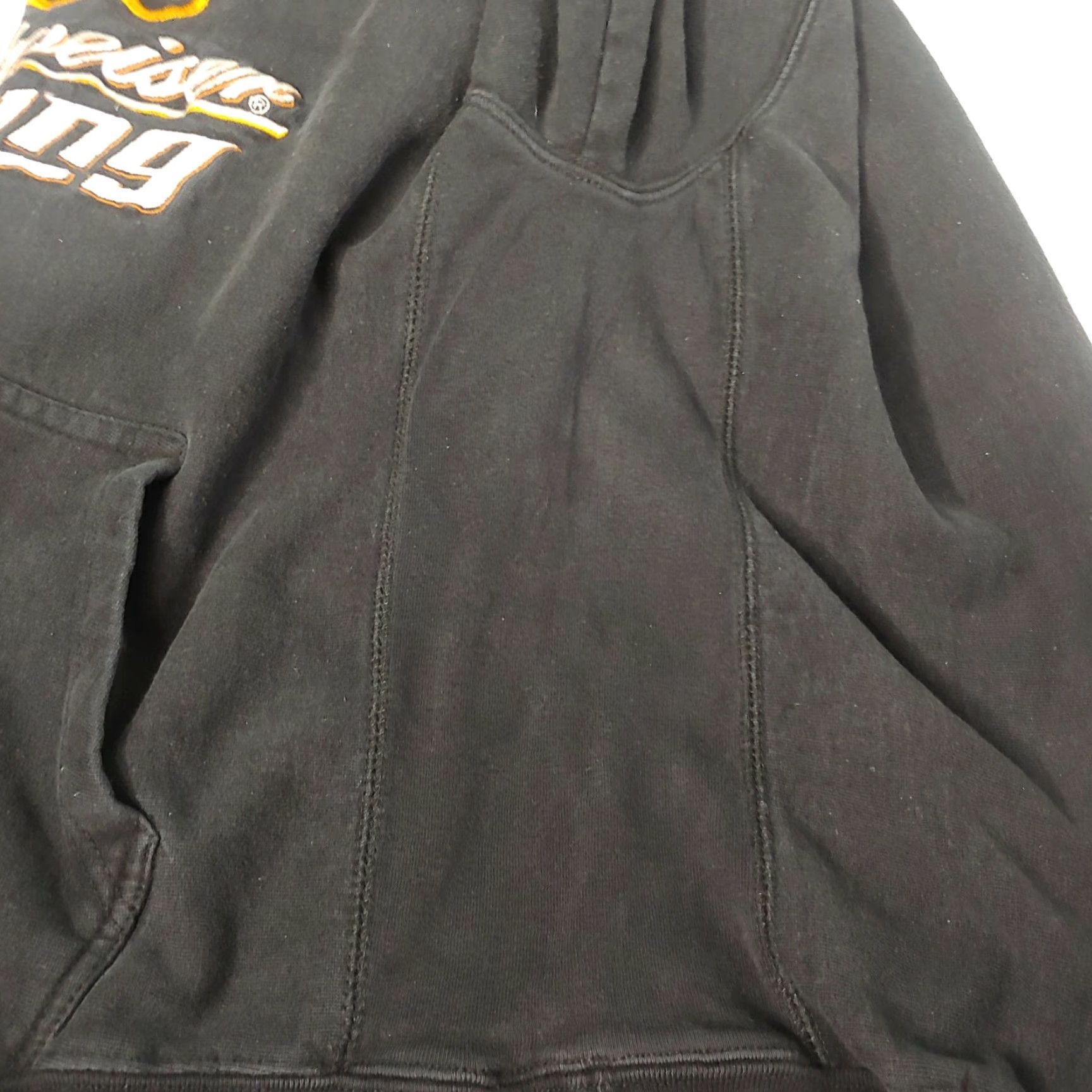 Budweiser VINTAGE BUDWEISER Racing Hooded Sweatshirt M Black Cotton Blend Reverse Weave Embroidered NASCAR Motorsports Beer Men Hoodie Pullover Size US M / EU 48-50 / 2 - 6 Thumbnail