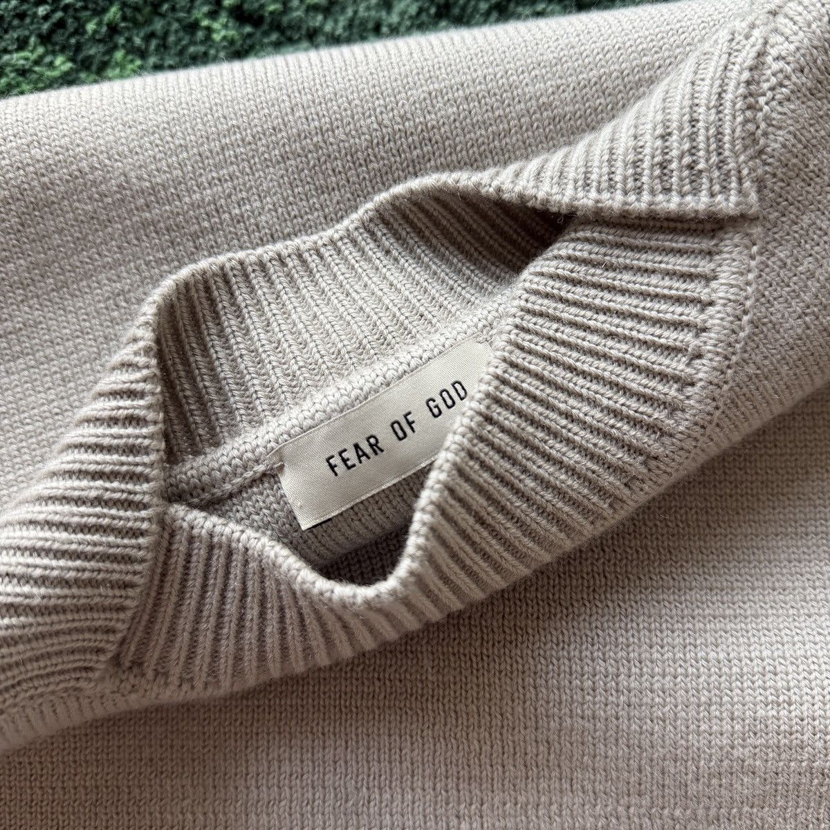 Fear of God Beige wool crewneck Size US XS / EU 42 / 0 - 2 Thumbnail