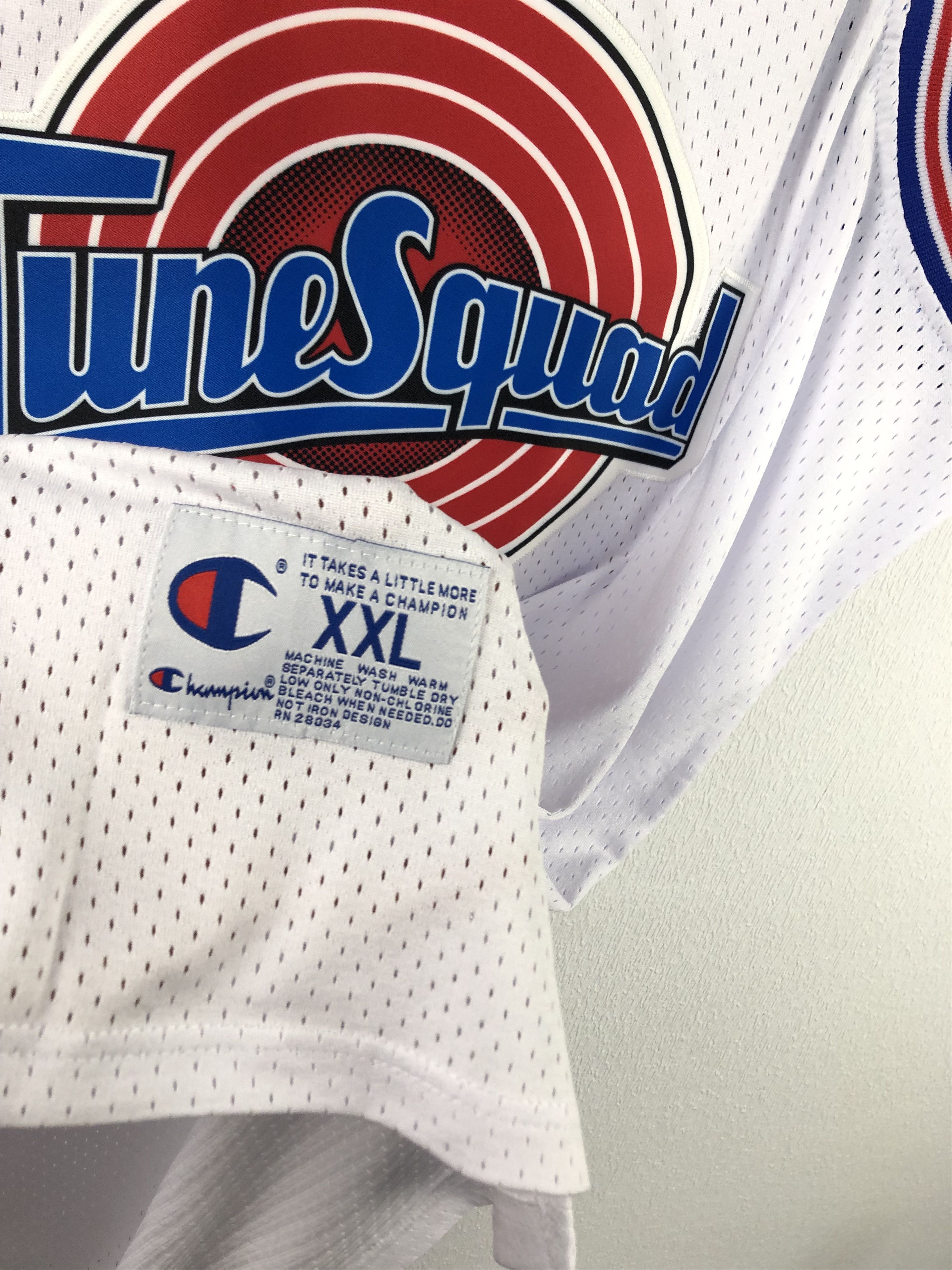 NBA Vintgae Champion Tune Squad Jordan Jersey Shirt Looney Tunes Size US XXL / EU 58 / 5 - 10 Thumbnail