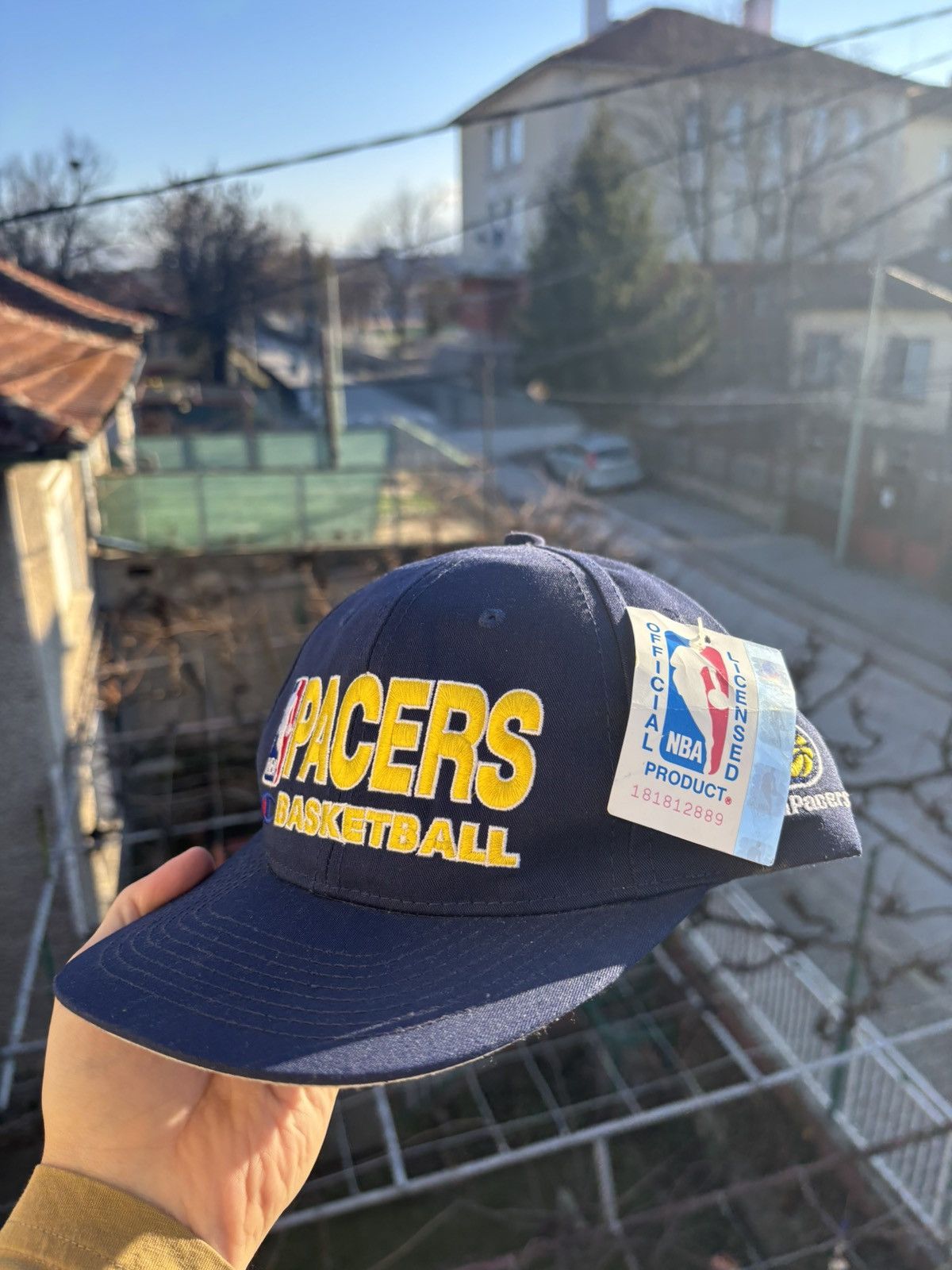 NBA BNWT Vintage 90s Indiana Pacers Champion SnapBack hat NBA Size ONE SIZE - 3 Thumbnail