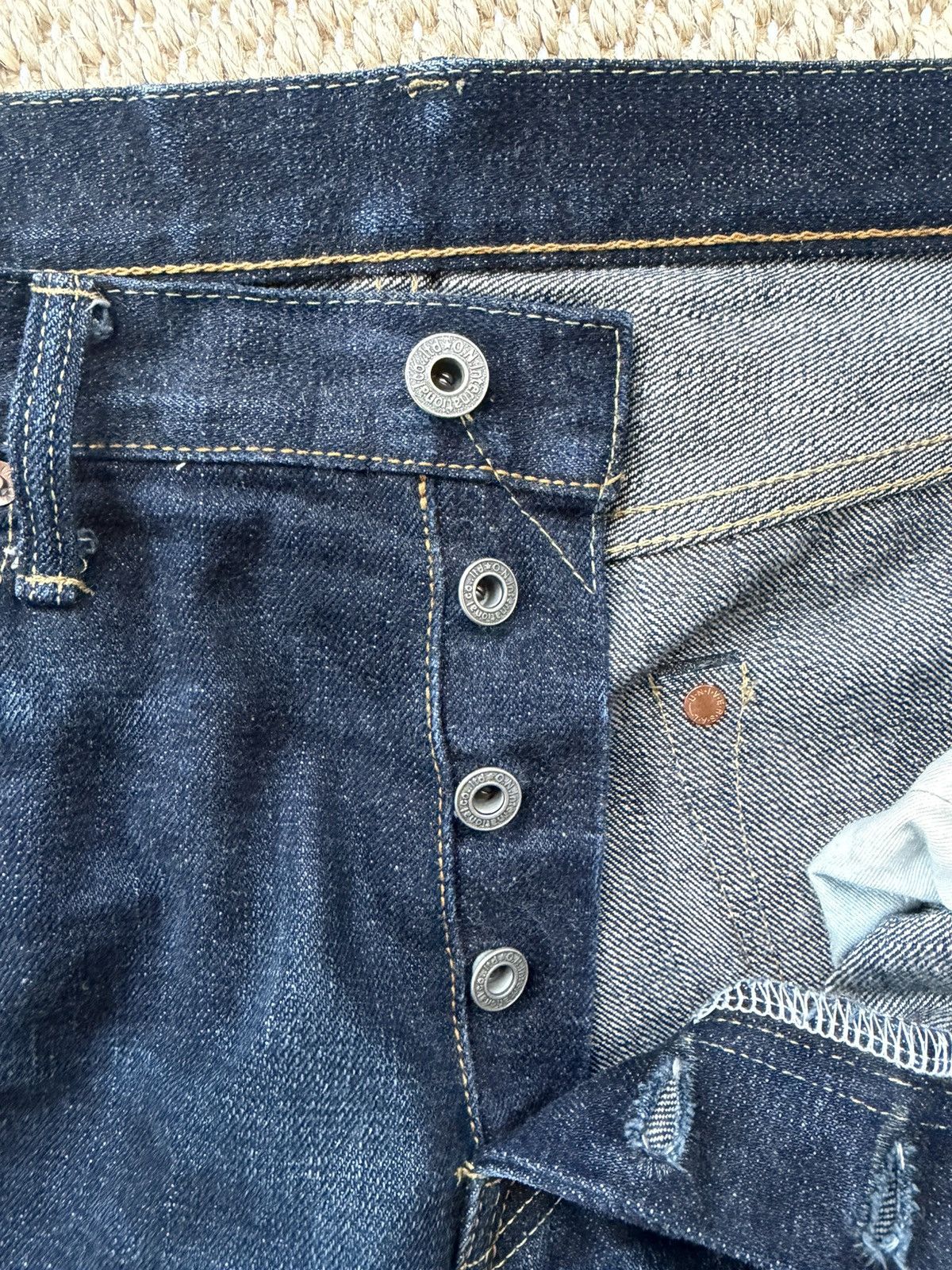 Oni ONI DENIM 16.5oz Natural Indigo Denim - ONI525-NI Size US 32 / EU 48 - 3 Thumbnail