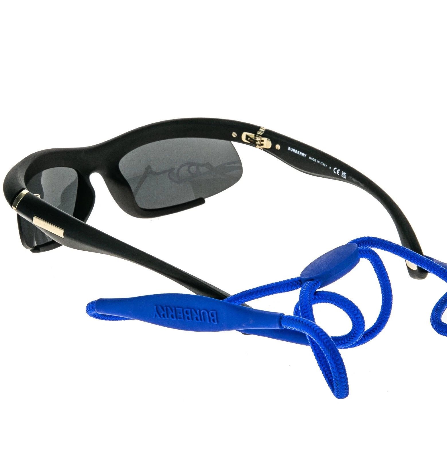 Burberry BURBERRY BE4462 4462 Black Sport Wrap Equestrian Sunglasses Size ONE SIZE - 4 Thumbnail