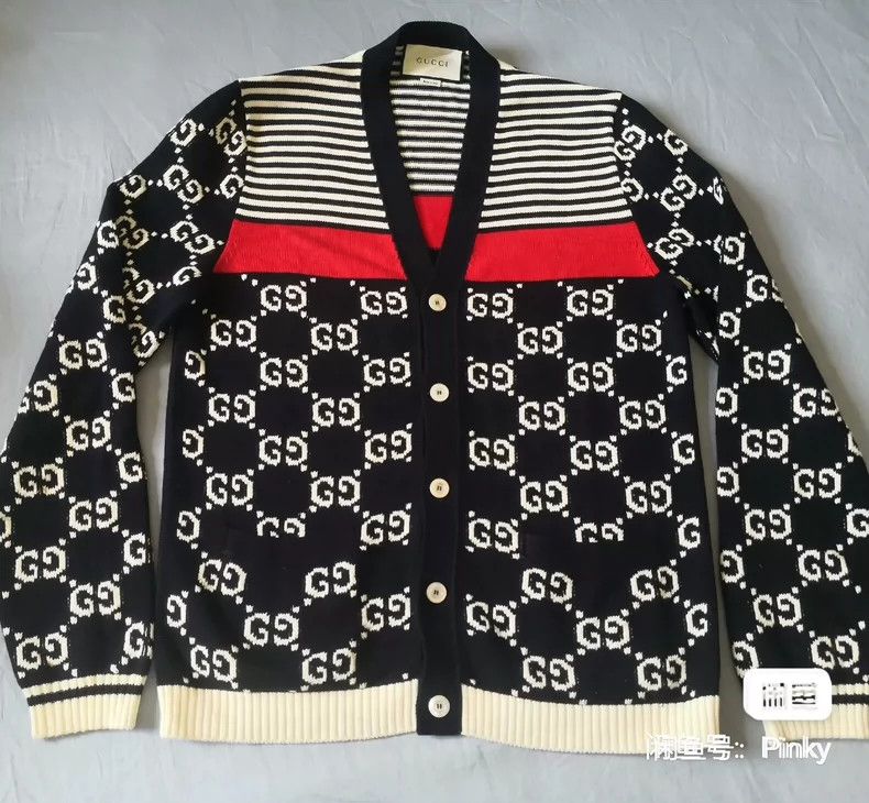 Gucci Gucci Cardigan old flower double G knitwear 2501-Nextarrow Size US M / EU 48-50 / 2 - 2 Thumbnail
