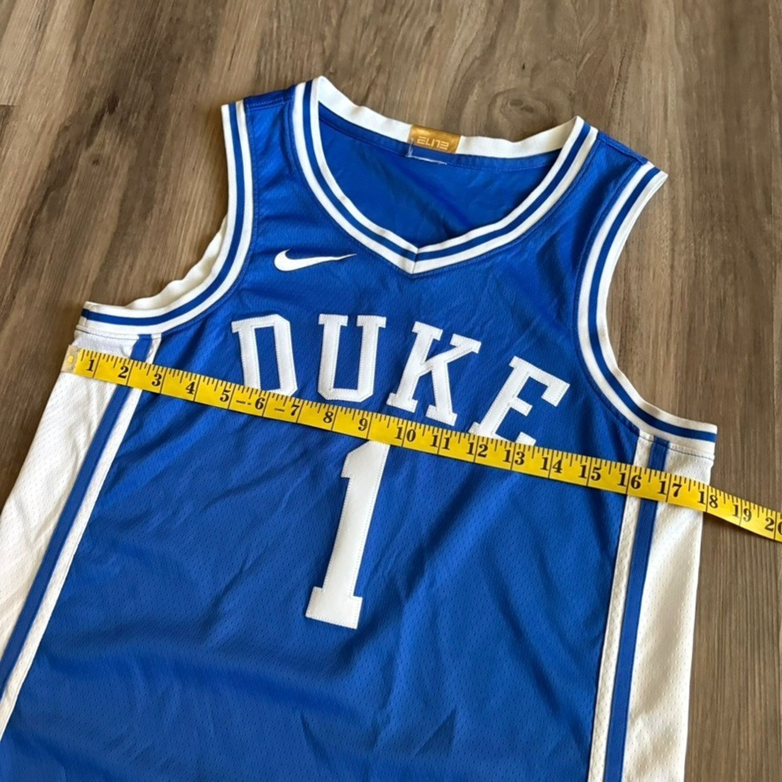 Nike Nike Elite Authentic Duke Blue Devils Zion #1 Jersey Size US S / EU 44-46 / 1 - 6 Thumbnail
