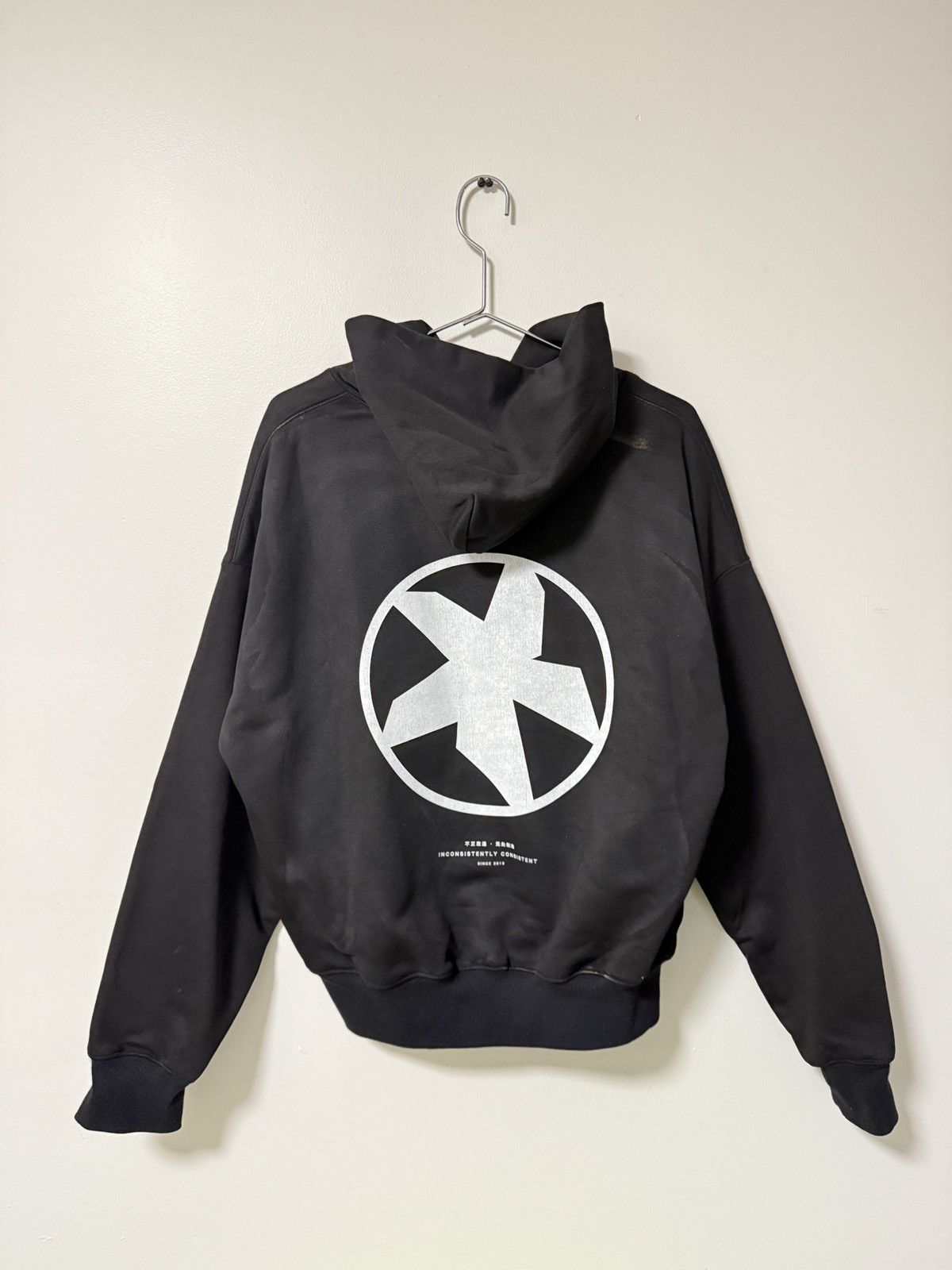 Other Nobrainer Asterik Star Ultra Heavy Double-layer Black Hoodie Size US M / EU 48-50 / 2 - 1 Thumbnail