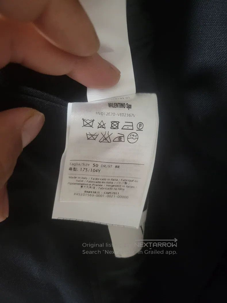 Valentino Valentino Men's suit set Size 50S - 8 Thumbnail