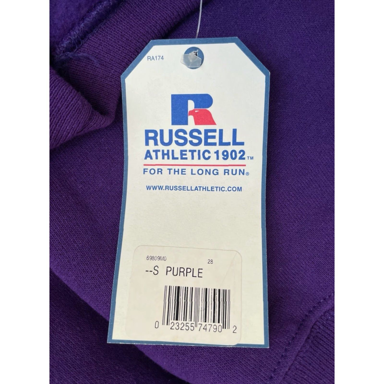 Russell Athletic VINTAGE Russell Athletic Crewneck Sweatshirt Mens S Purple Deadstock NWT Y2K Sweatshirt Crew Size US S / EU 44-46 / 1 - 3 Thumbnail