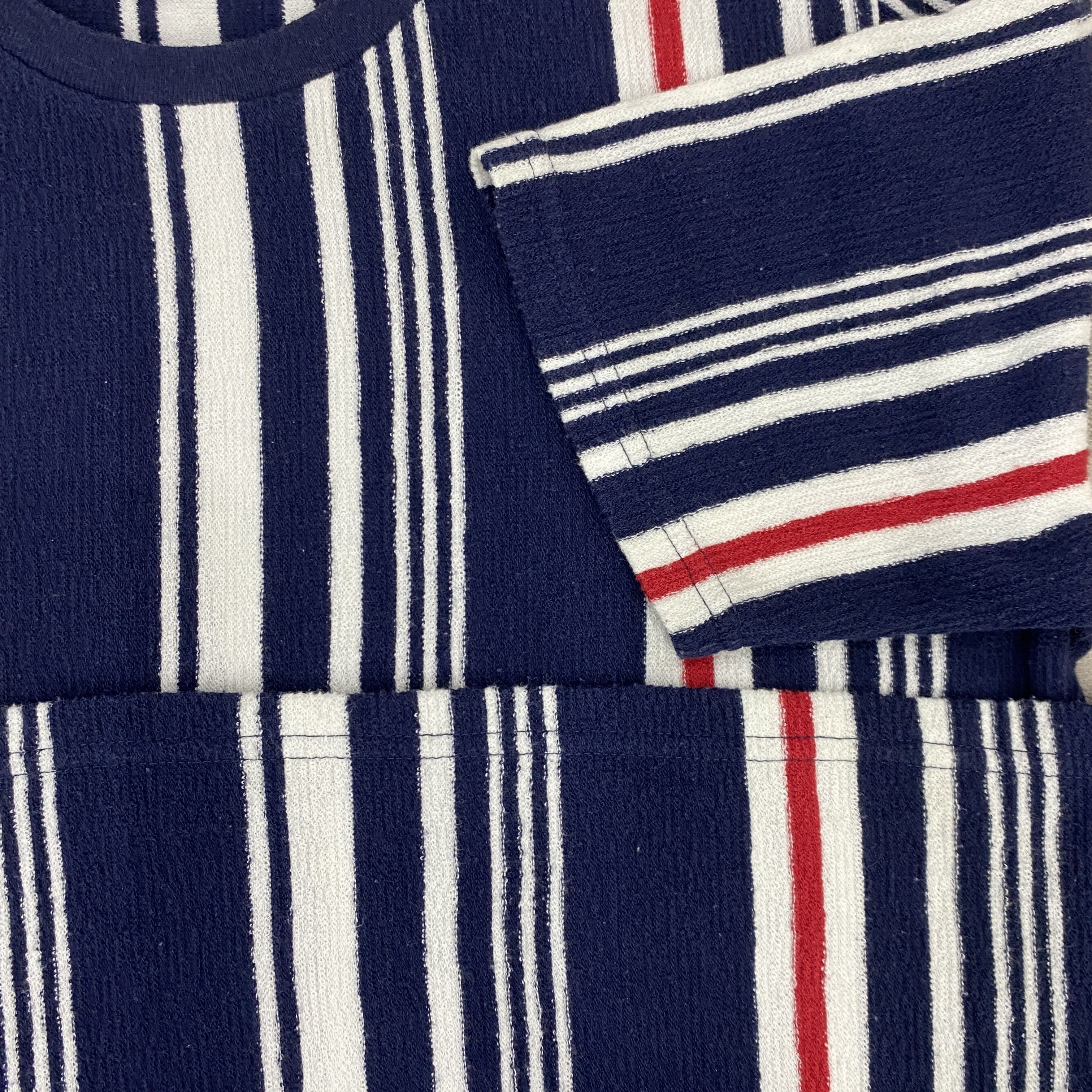 Japanese Brand Stripe T-shirt In Navy,Red & White Size US L / EU 52-54 / 3 - 5 Thumbnail
