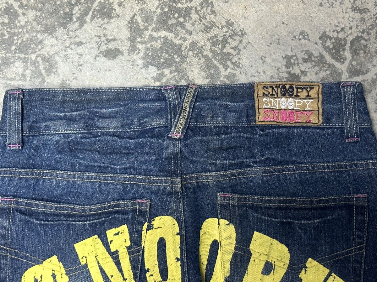 Cartoon Network × Peanuts Snoopy Peanuts Jean Leg Twisted Very Rare 🔥 Size US 30 / EU 46 - 19 Thumbnail
