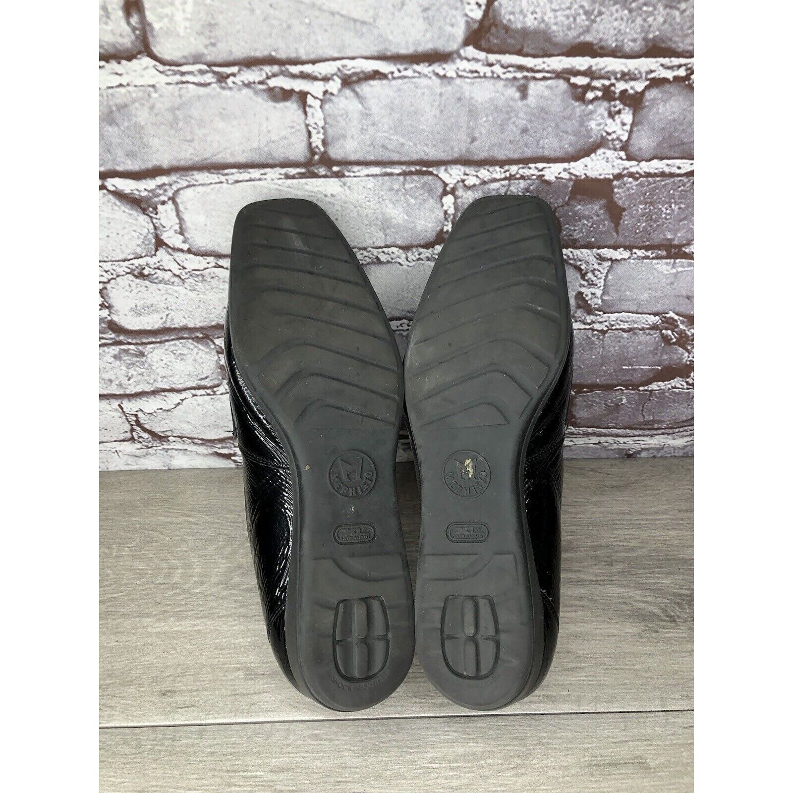 Mephisto Mephisto Air Jet Black Patent Leopard Print Penny Wedge Shoe Size US 11 / IT 41 - 16 Thumbnail