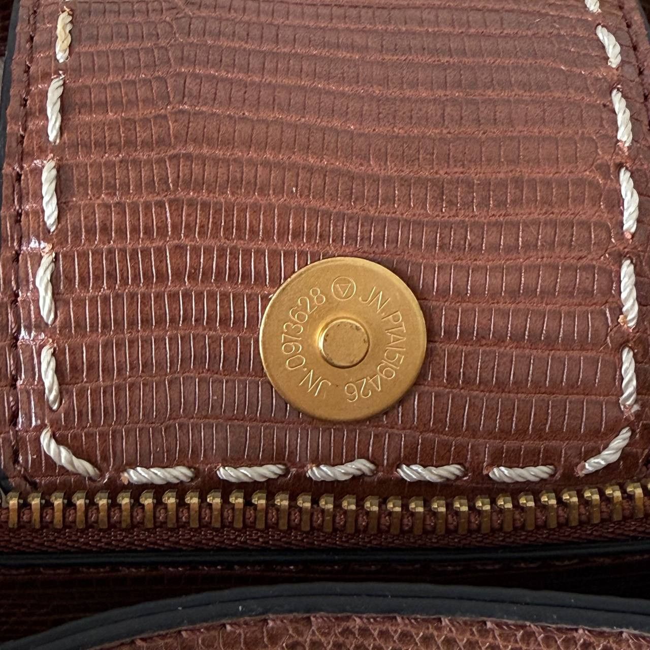 Guess Guess Zabry Bamboo Satchel Large Beige Brown Bag New Size ONE SIZE - 13 Thumbnail