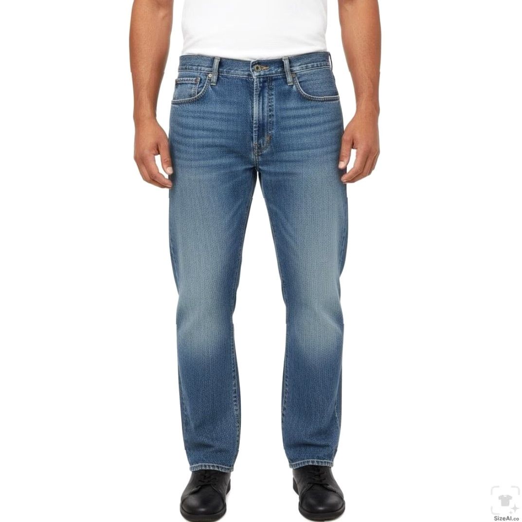 Polo Ralph Lauren Polo Ralph Lauren Jeans 34x30 Thompson Relaxed Straight Denim Blue Medium Wash Mens Size US S / EU 44-46 / 1 - 4 Thumbnail