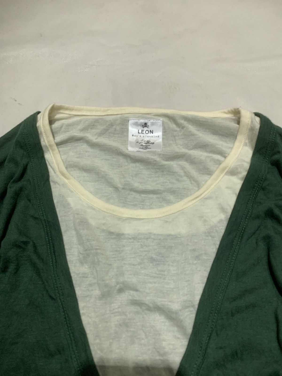 Japanese Brand Japanese Leon Double Layer Raglan Tee Shirt Size US M / EU 48-50 / 2 - 5 Thumbnail
