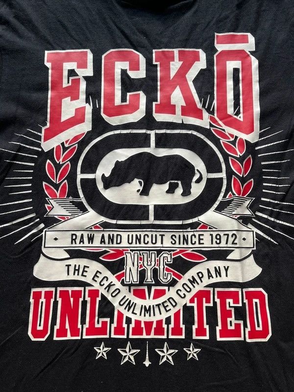 Ecko Unltd. Ecko Sz L Rap T-Shirt Rare Big Print Logo Rare Size US L / EU 52-54 / 3 - 2 Thumbnail