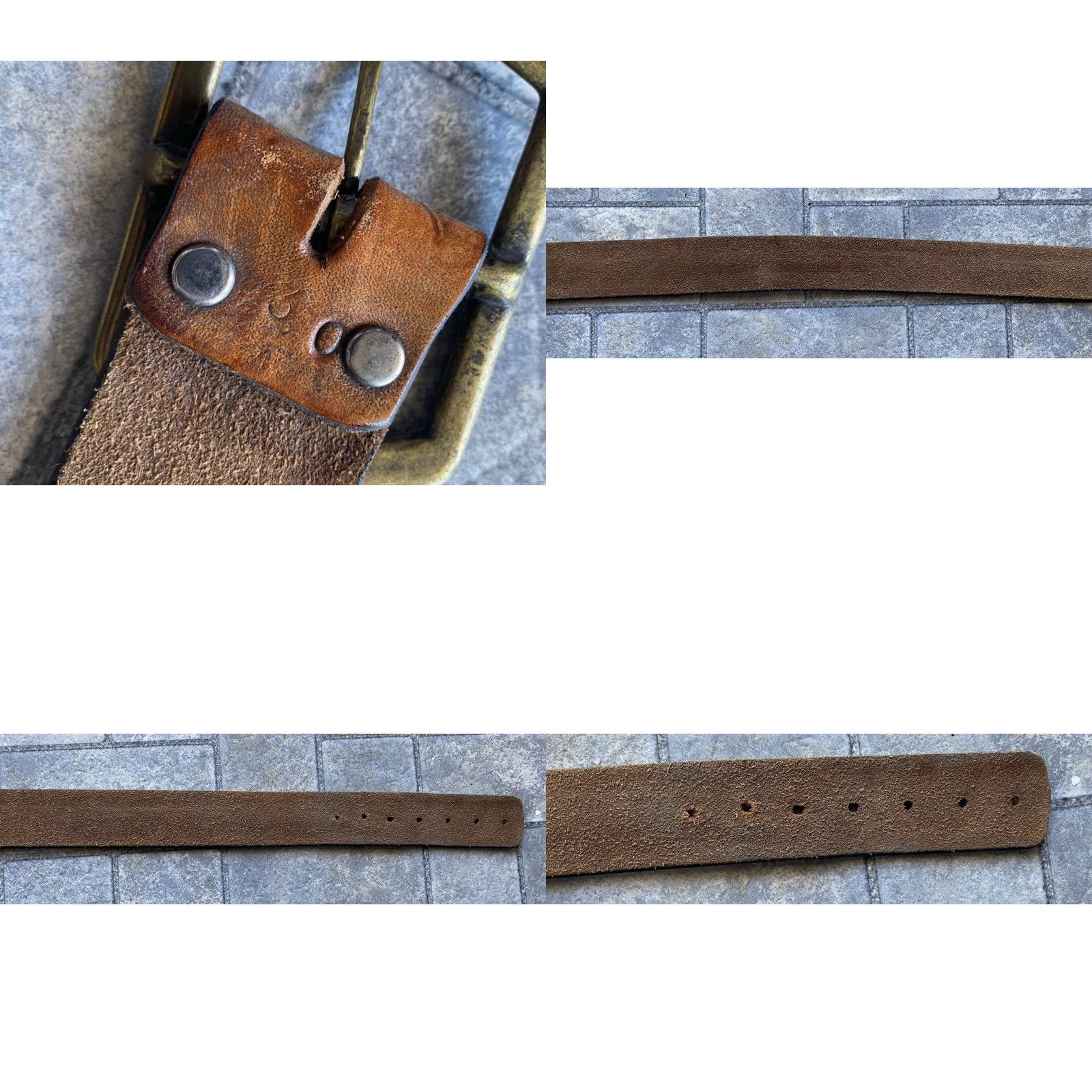 Vintage VINTAGE Kawasaki Leather Belt Embossed Brown Mens Size 30 VTG Belt Leather Motorcycle Western Men Brown 30 Kawasaki Size 30 - 8 Thumbnail
