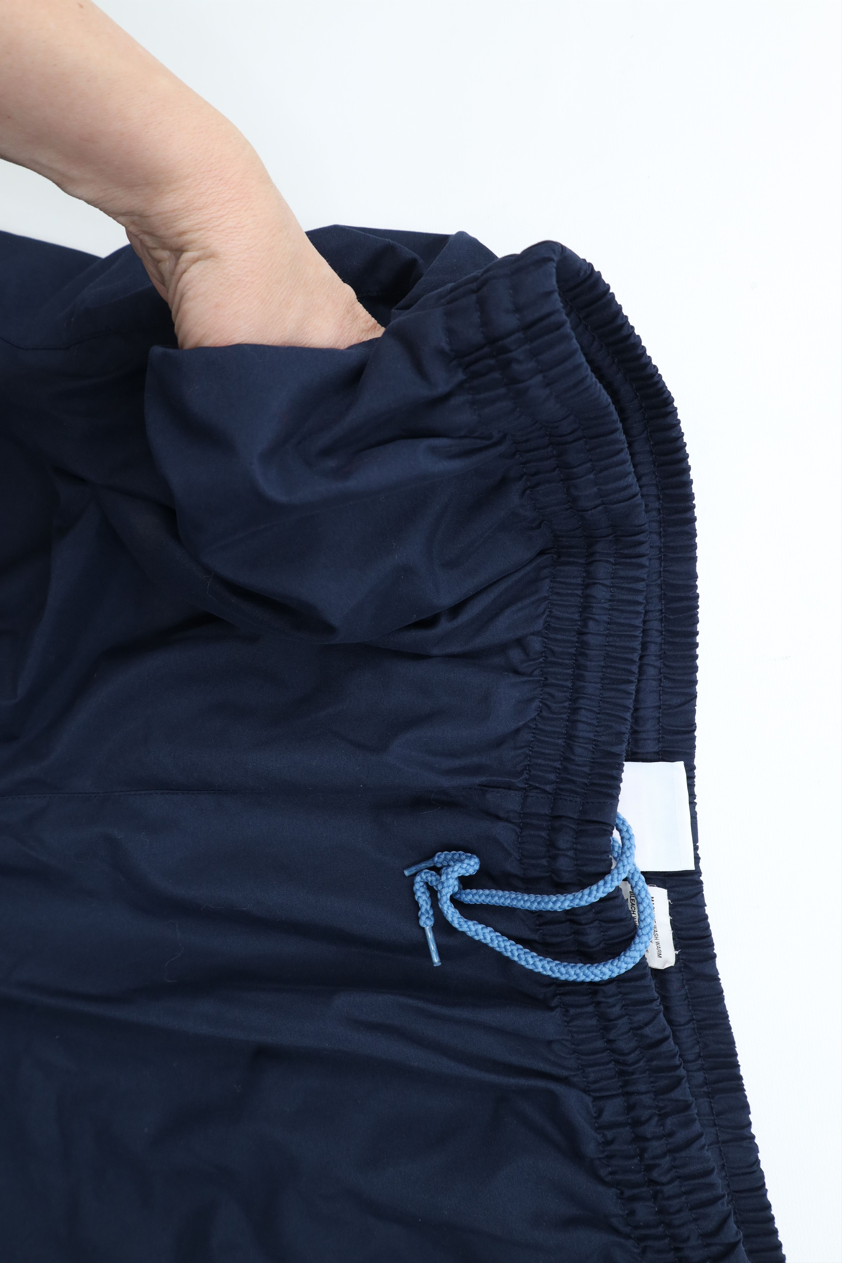 Champion × Vintage Vintage 90s Champion Lined Wide Leg Windbreaker Pants Blue Size US 38 / EU 54 - 8 Thumbnail