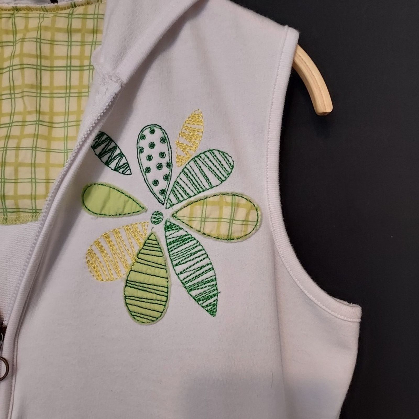 Other Weekend Clothesline White Hooded Sleeveless Vest Sweater Size L / US 10 / IT 46 - 5 Thumbnail