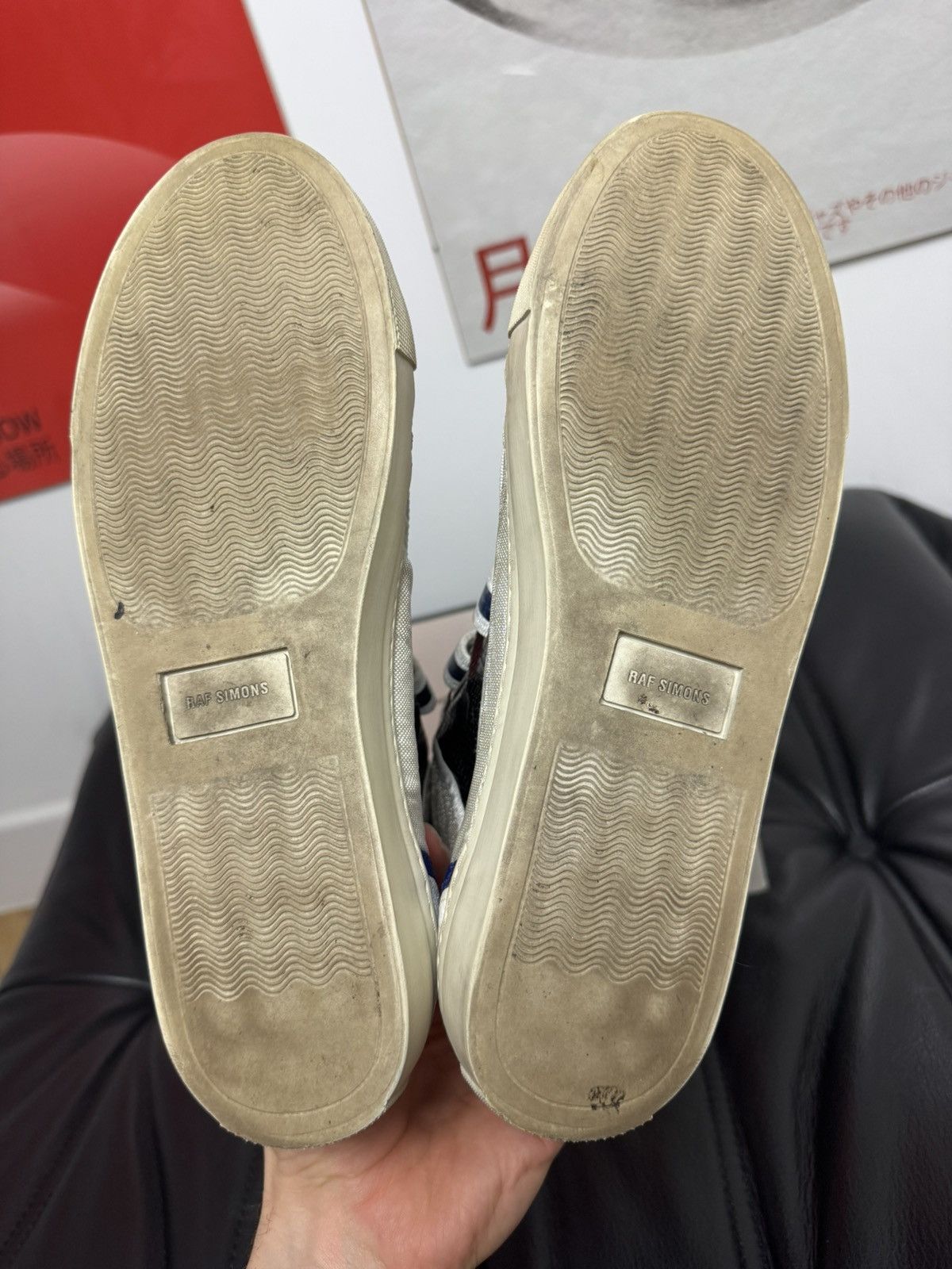 Raf Simons Raf Simons Velcro High-top Archive Sneakers Designer White Size US 7 / EU 40 - 7 Thumbnail