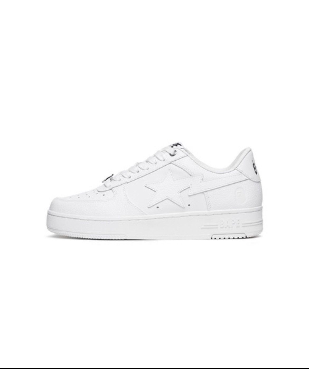Bape BAPE STA All white size 9 Size US 9 / EU 42 - 3 Thumbnail