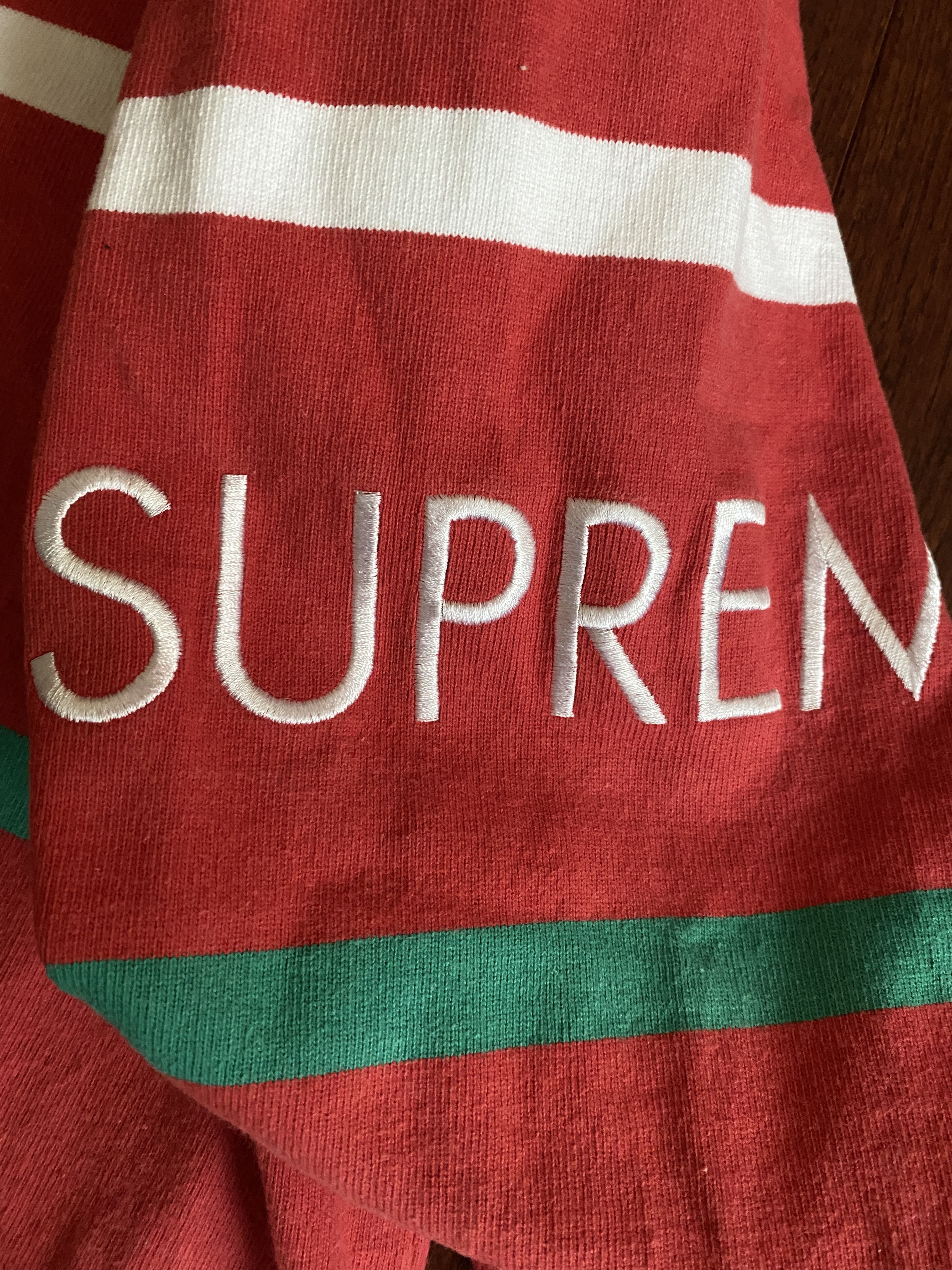Supreme Striped Rugby FW16 Size US M / EU 48-50 / 2 - 3 Thumbnail