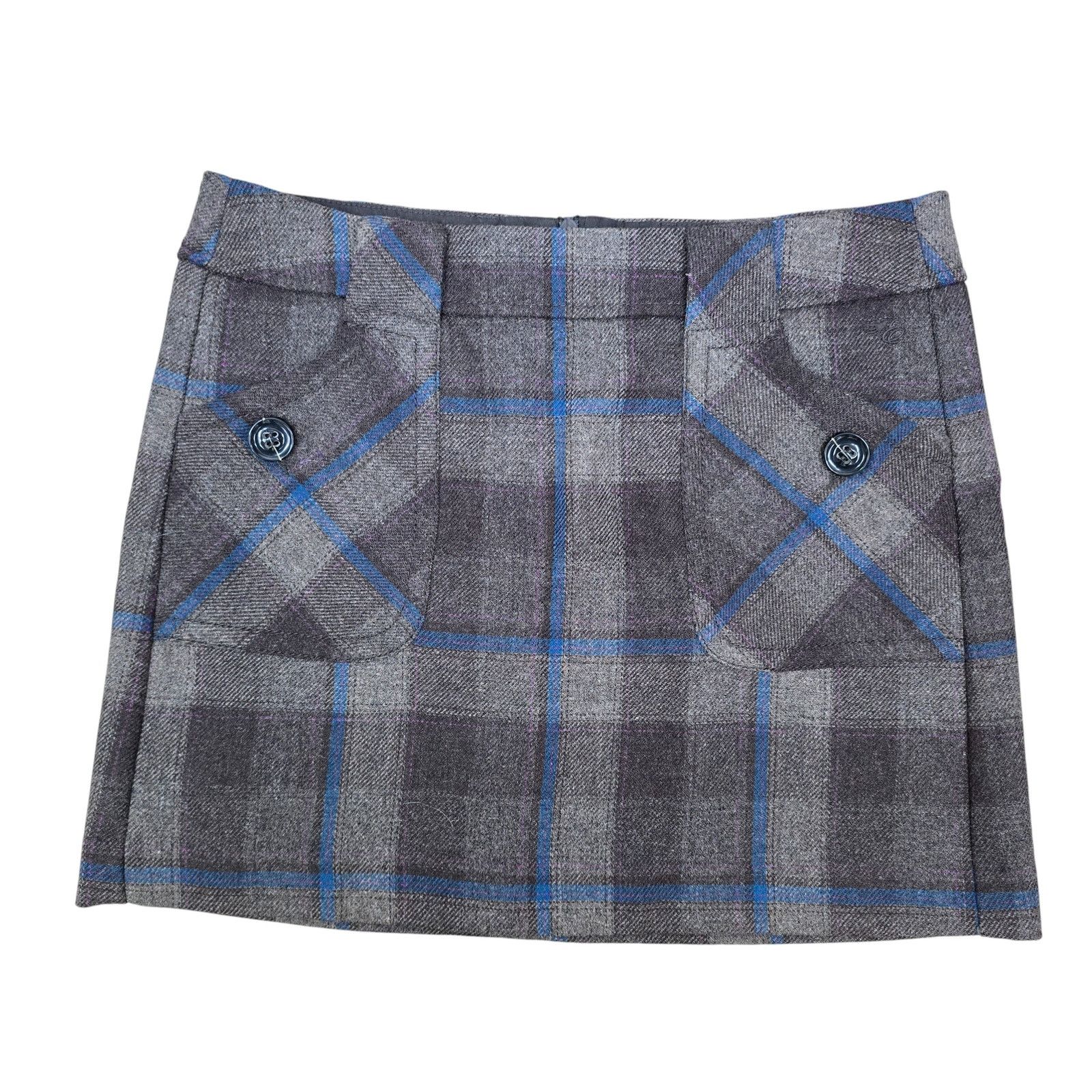 Esprit × Vintage Esprit Mini Skirt w Pockets Wool Blend Size 4 90s Y2K Plaid Size 27" / US 4 / IT 40 - 4 Thumbnail