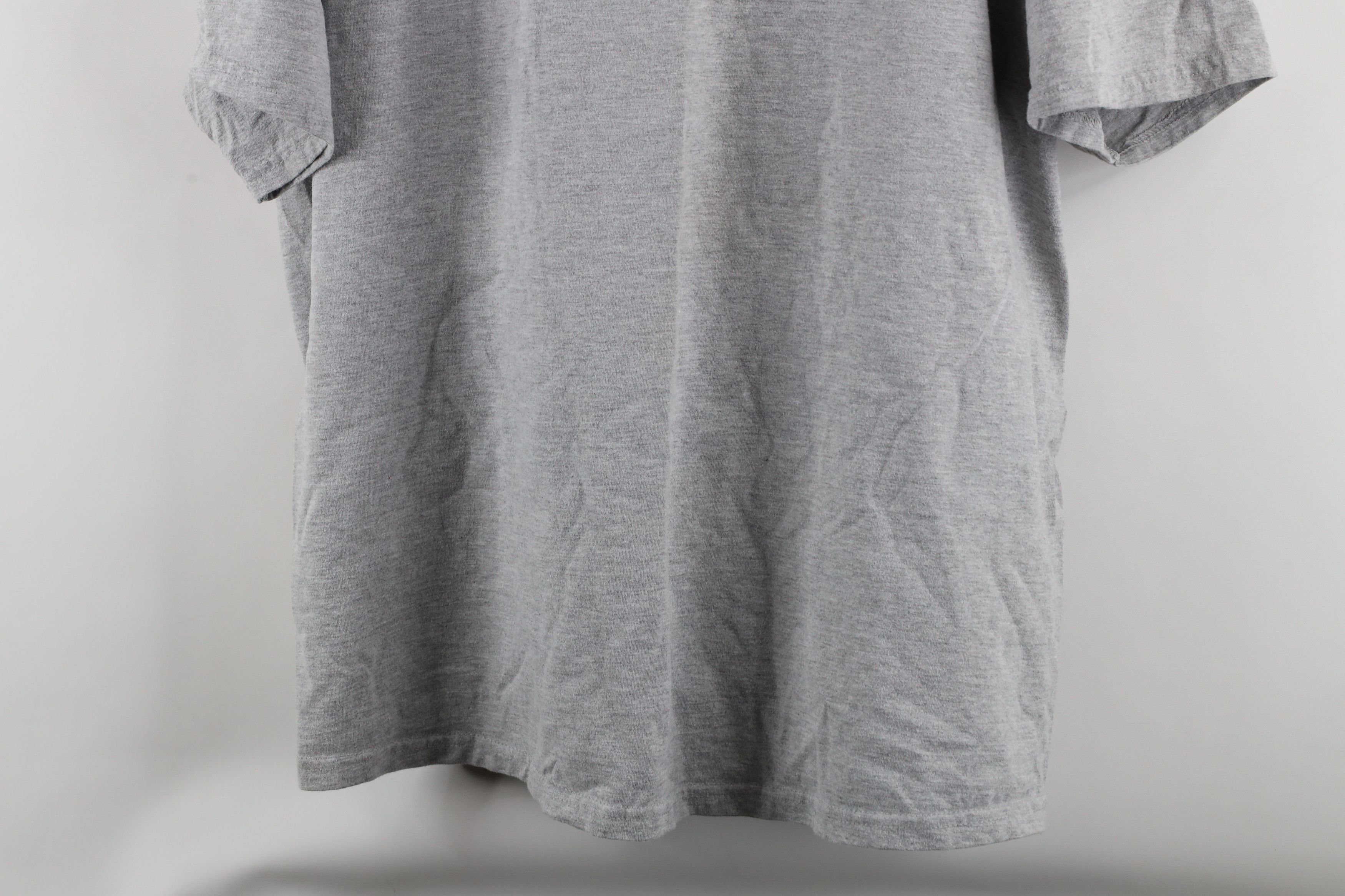 Vintage Vintage 90s Streetwear Heavyweight T-Shirt Heather Gray Size US XL / EU 56 / 4 - 10 Thumbnail
