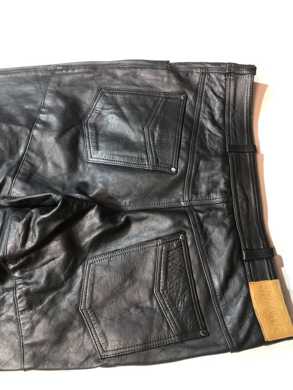 Leather × Vintage Leder Arizona USA Leather Moto Biker Pants Size US 36 / EU 52 - 9 Thumbnail