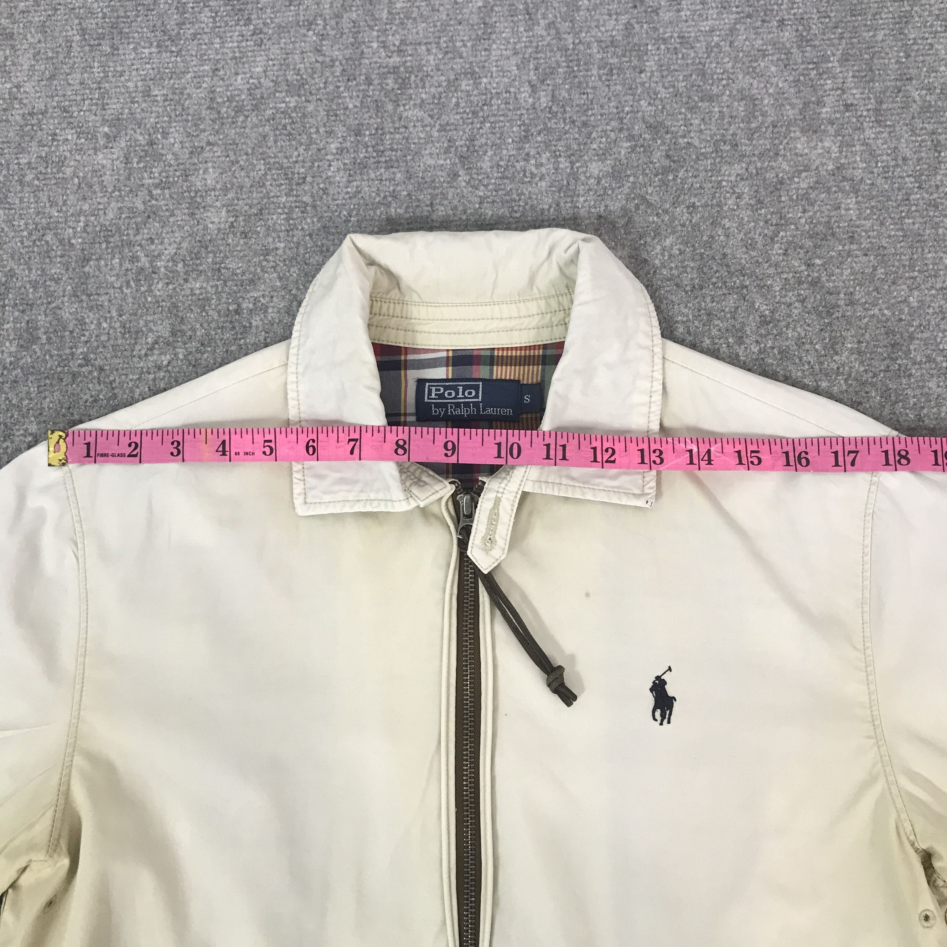 Polo Ralph Lauren Polo Ralph Lauren cream Faded jacket K71B4 Size US S / EU 44-46 / 1 - 6 Thumbnail