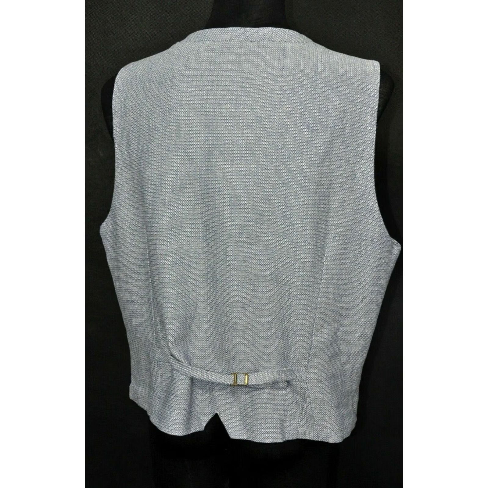 Scotch & Soda Scotch & Soda Waistcoat Vest Men's Blue 2XL Button-Up V-Neck Casual Shirt Accessories 2XL Mens Blue Vintage: No Size US XXL / EU 58 / 5 - 3 Thumbnail