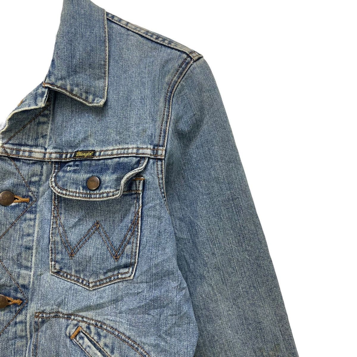 Vintage × Wrangler 💥Japanese Brand Wrangler Trucker Jacket Size M / US 6-8 / IT 42-44 - 5 Thumbnail