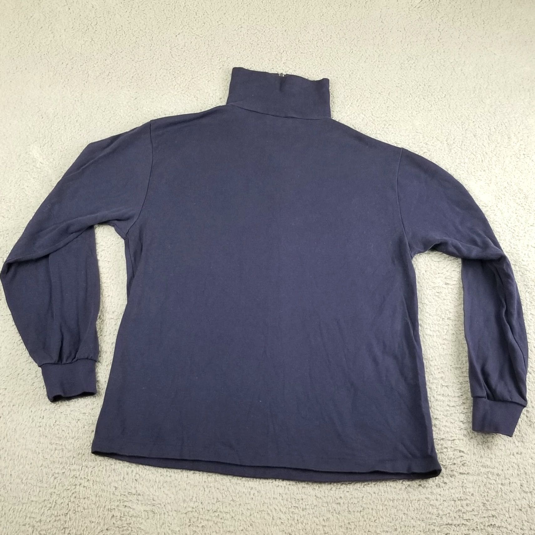 Eddie Bauer VINTAGE Eddie Bauer Sweatshirt Shirt Adult Large Blue Turtleneck Ski Mens Size US L / EU 52-54 / 3 - 5 Thumbnail