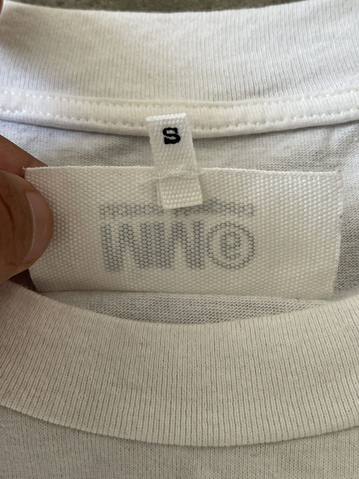 Maison Margiela MM6 Maison Margiela Cropped Logo Tag Tee Size US S / EU 44-46 / 1 - 6 Thumbnail
