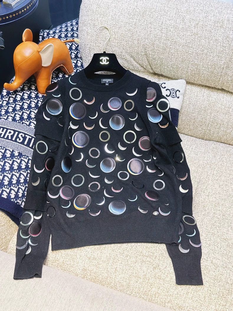 Chanel Chanel 17K ground control series black bottom moon pattern Size XS / US 0-2 / IT 36-38 - 1 Thumbnail