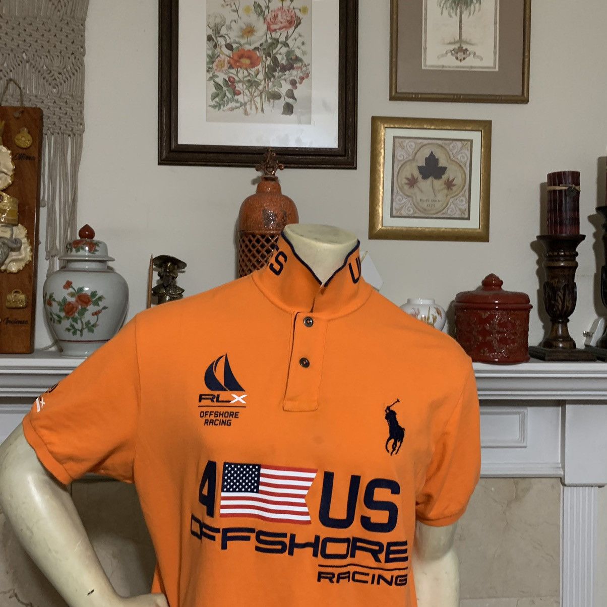 RLX Ralph Lauren × Ralph Lauren RLX Offshore Racing #4 US SS polo 