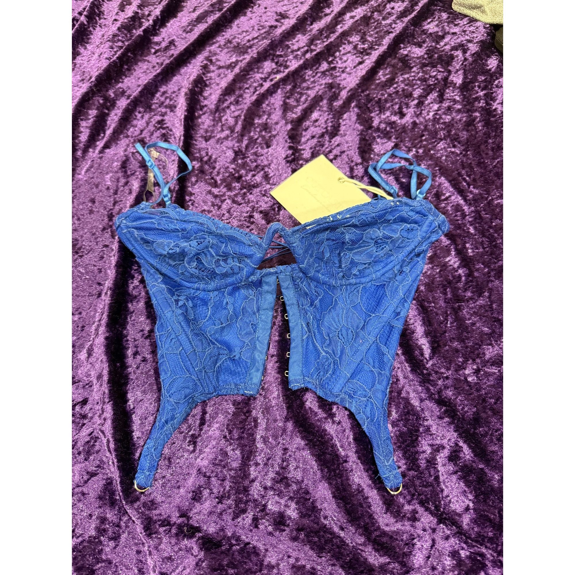Other NWT Blue outcast corset top Size XS / US 0-2 / IT 36-38 - 1 Thumbnail