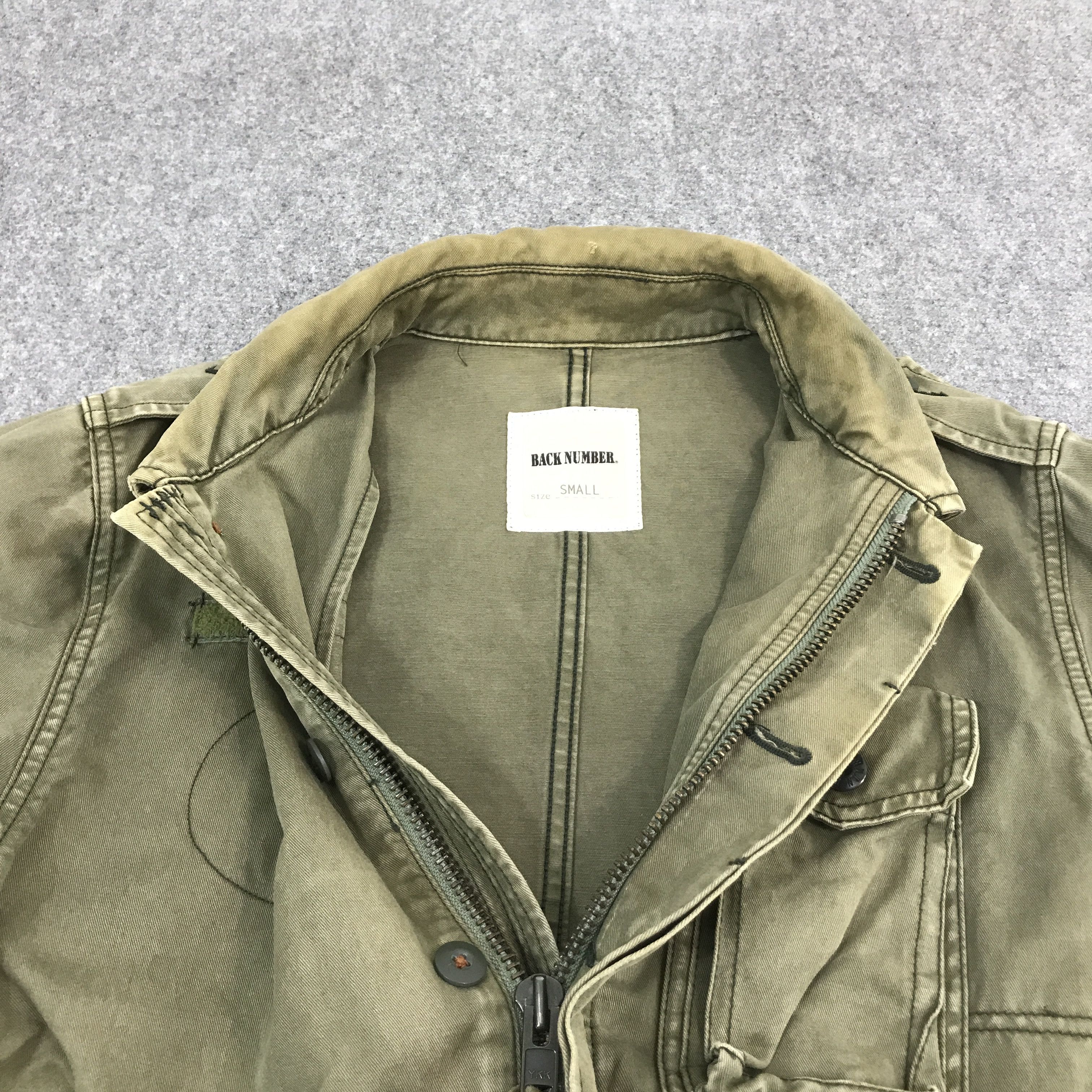 Japanese Brand Japan back number Military style multi pocket jacket Size US S / EU 44-46 / 1 - 6 Thumbnail