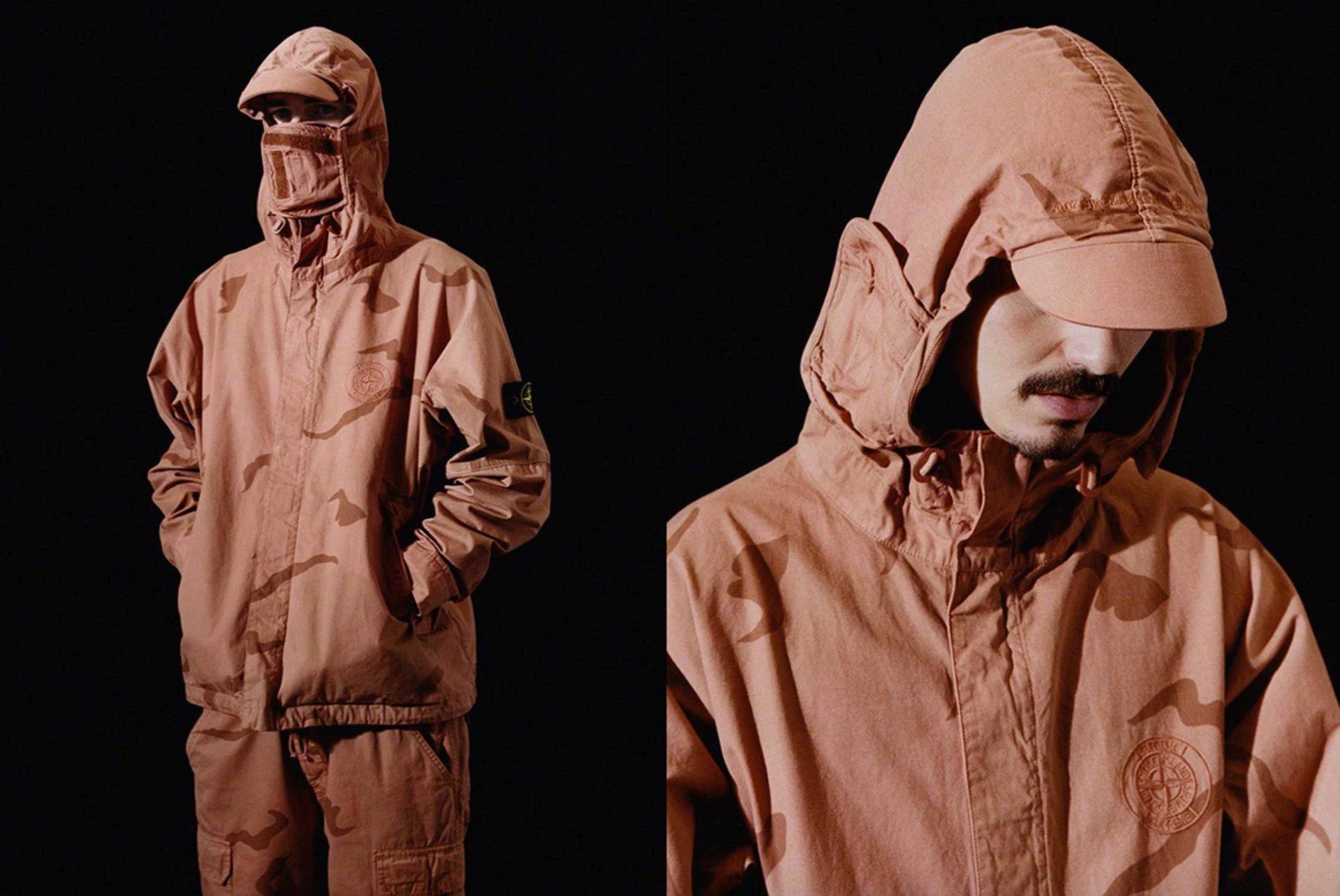 Stone Island Stone Island x Supreme Riot Mask Camo Hooded Jacket SS19 Size US M / EU 48-50 / 2 - 7 Thumbnail