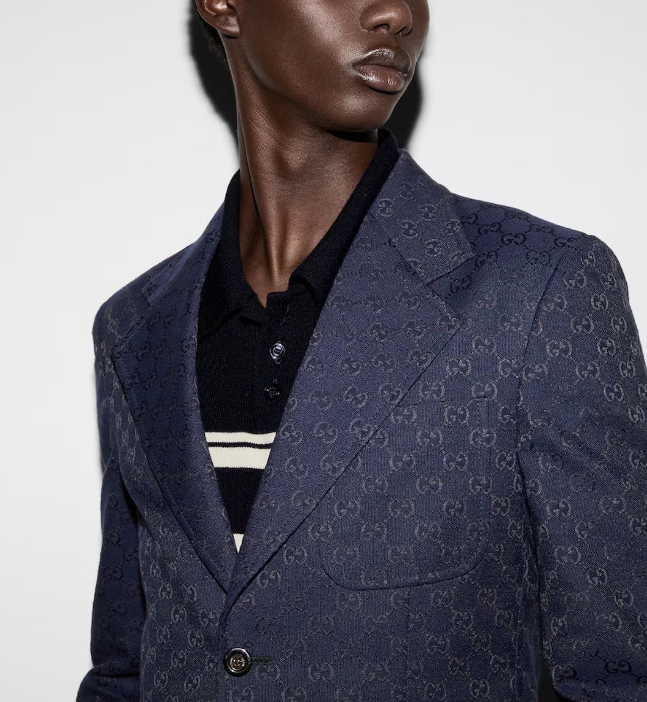 Gucci Gucci GG Jacquard Formal Jacket Size 40R - 2 Thumbnail