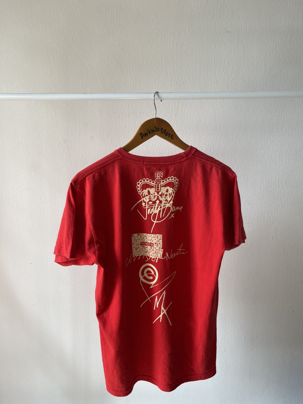 20471120 Christopher Nemeth 'Hard Work' Tee A2 Size US M / EU 48-50 / 2 - 4 Thumbnail