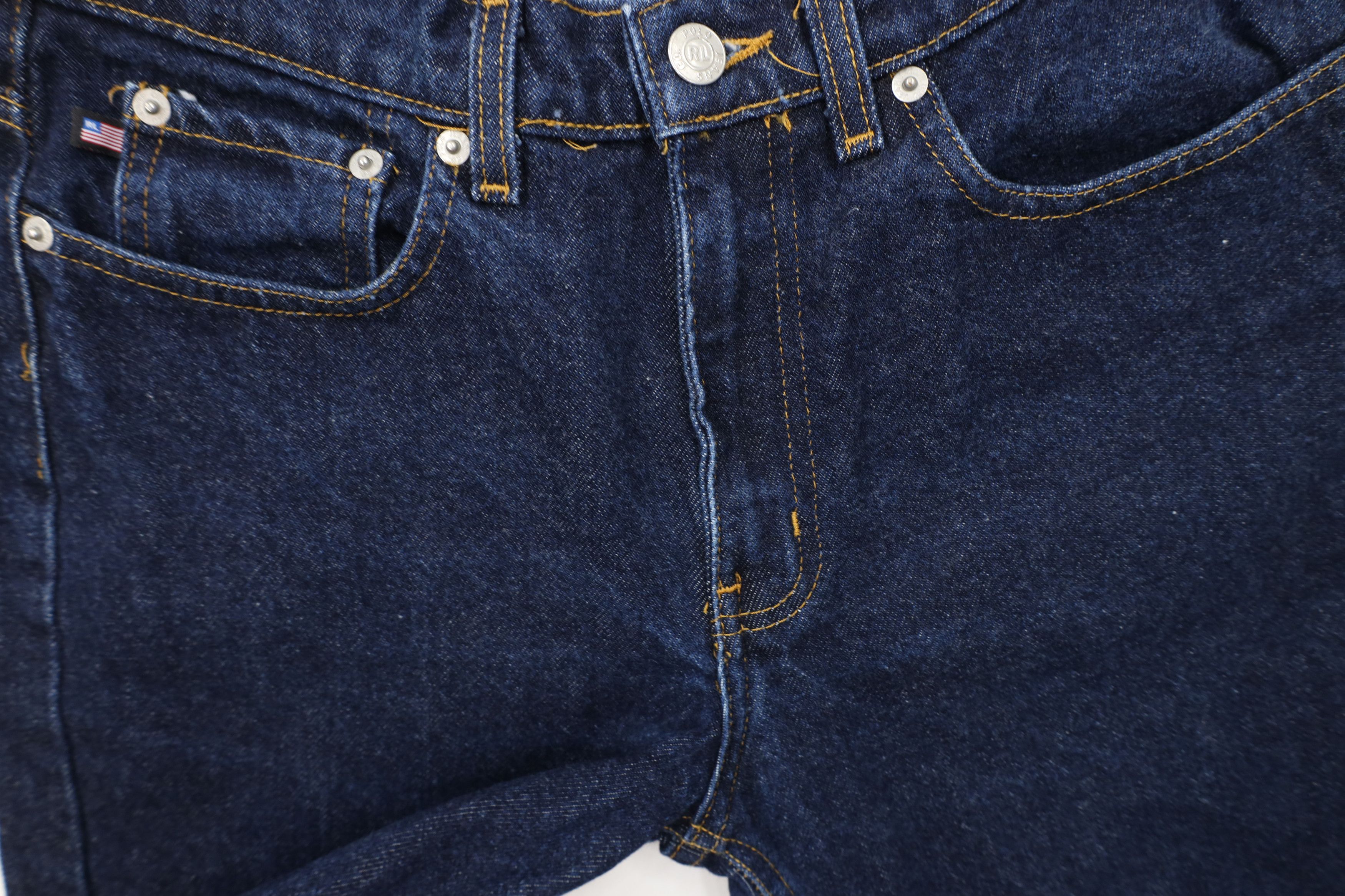 Ralph Lauren Vintage 90s Ralph Lauren Spell Out Bootcut Denim Jeans Blue Size 28" / US 6 / IT 42 - 7 Thumbnail