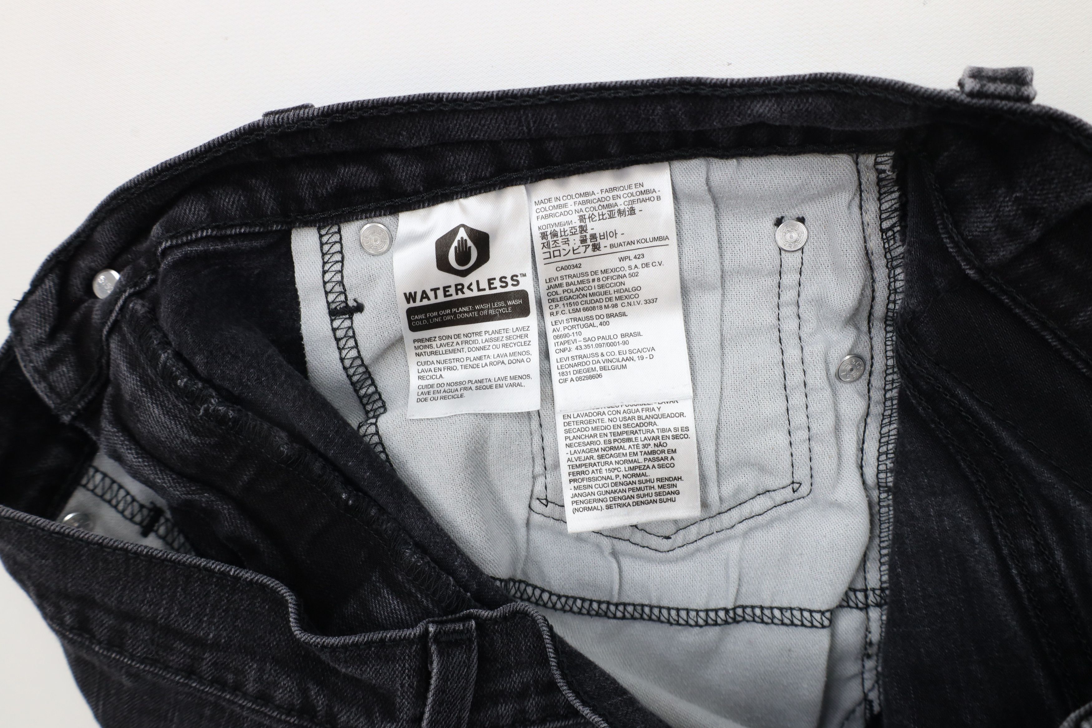 Levi's × Vintage Vintage Y2K Levis 569 Stretch Loose Straight Wide Leg Jeans Size US 34 / EU 50 - 6 Thumbnail